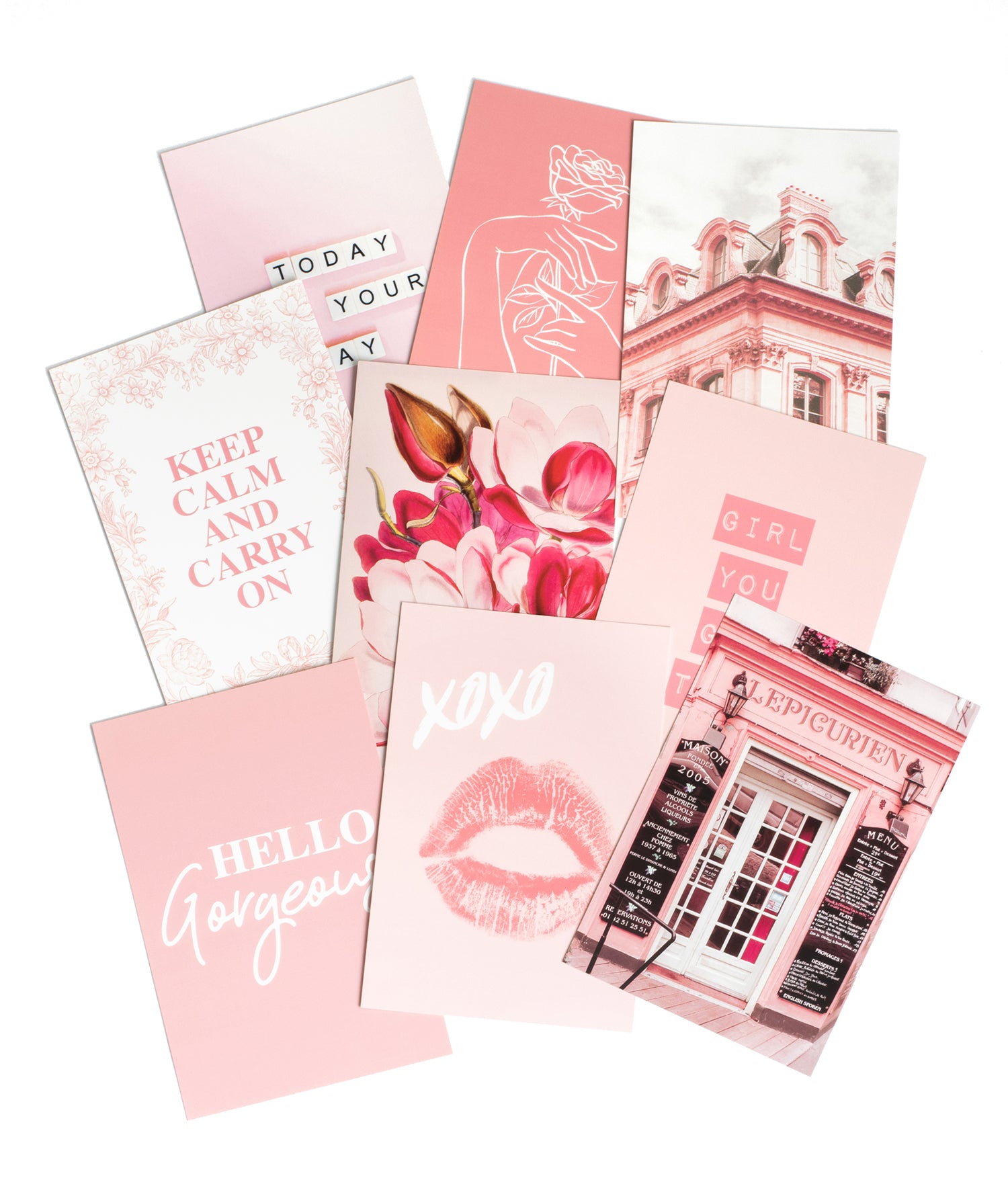 Pink Wall Collage - 50 Box Set