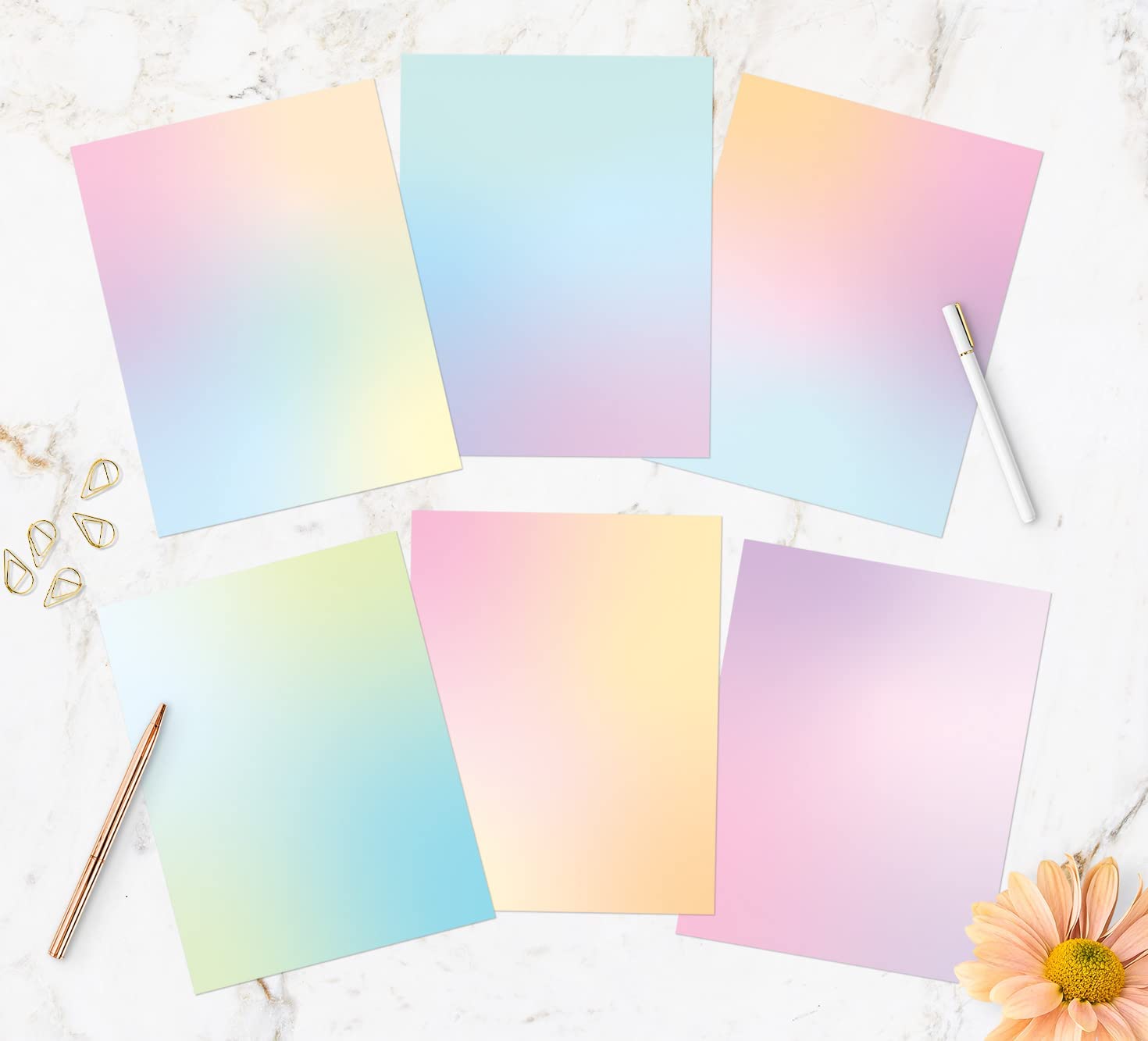 Gradient Writing Papers - shopartivo
