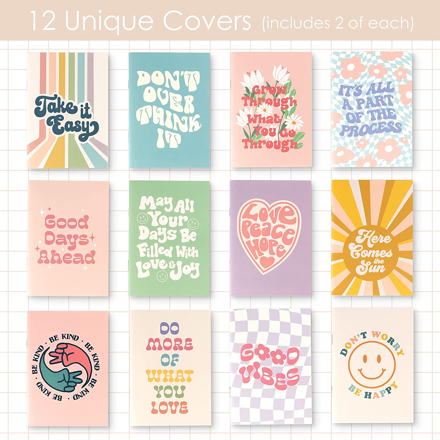 Mini Pastel Notebooks - shopartivo