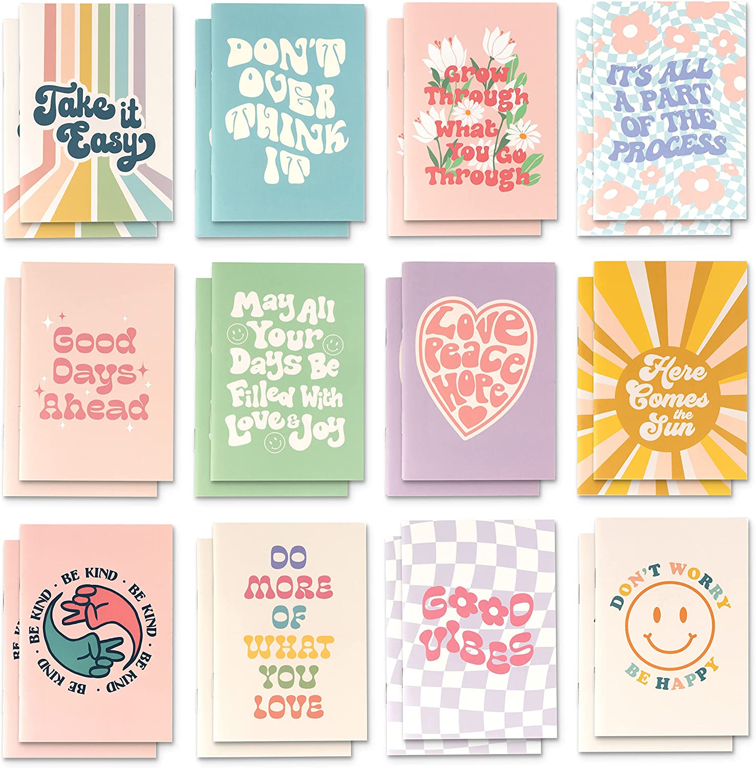 Mini Pastel Notebooks - shopartivo
