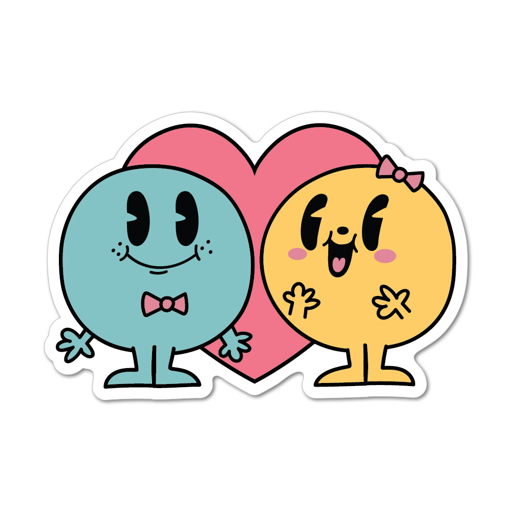 Love Couple Sticker - shopartivo