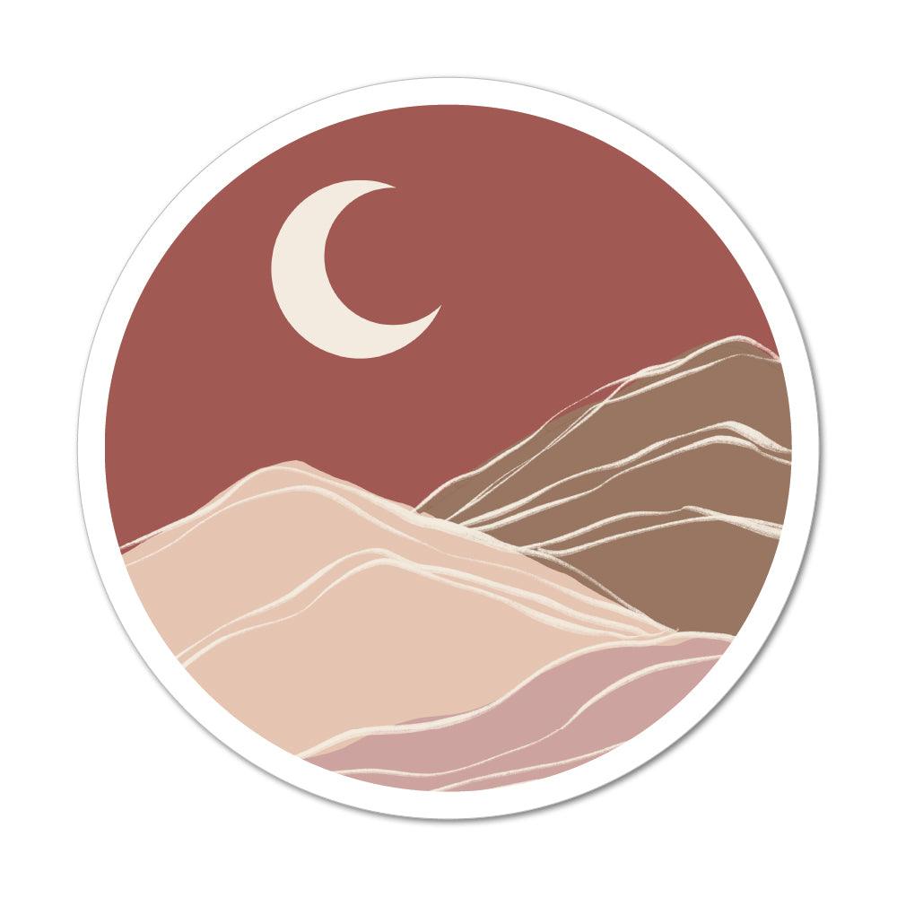Boho Mountains Sticker - shopartivo