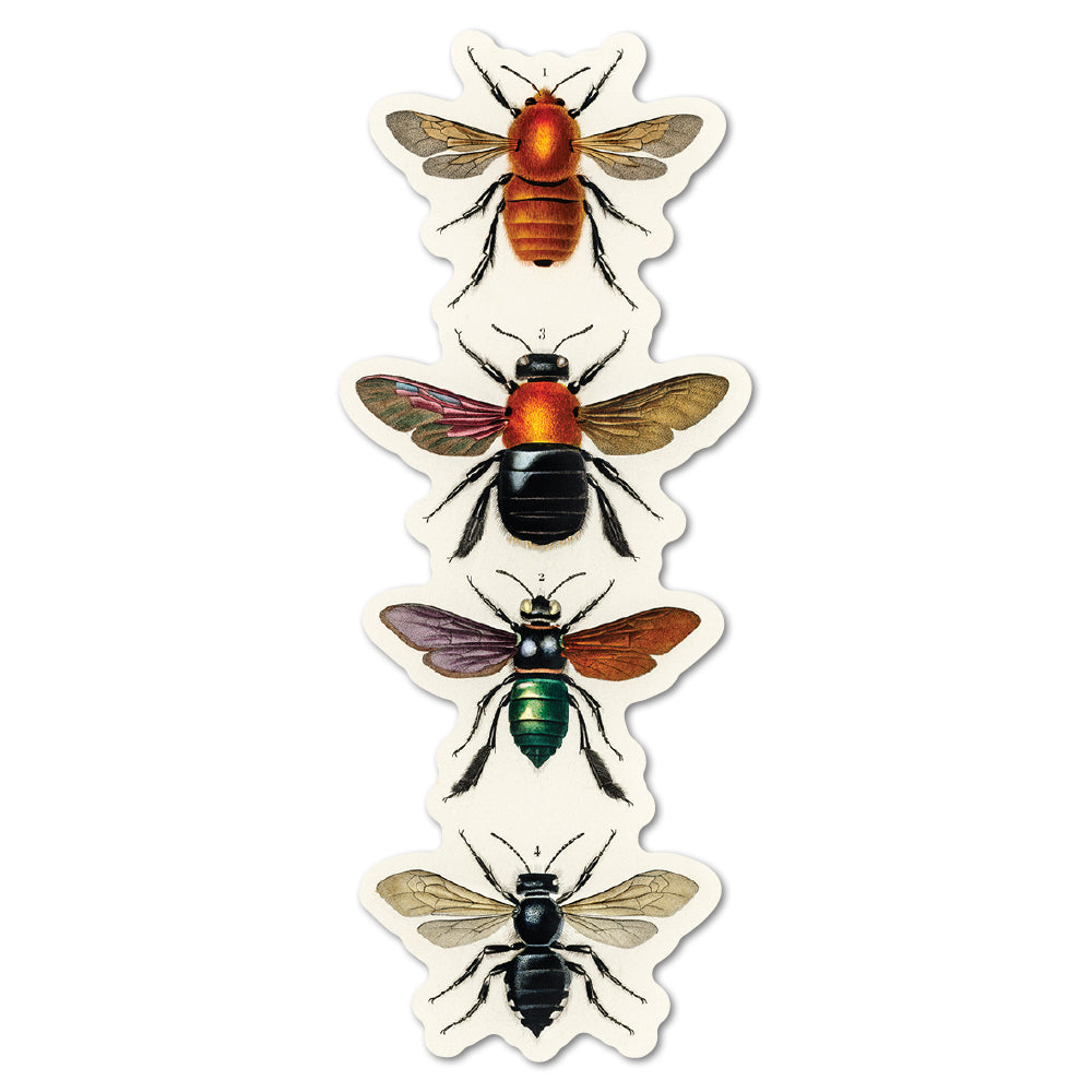 Vintage Bees Sticker
