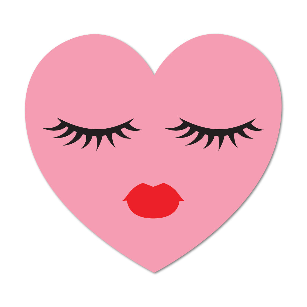 Heart Face Sticker - shopartivo