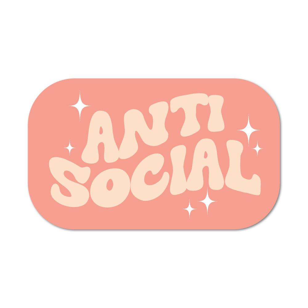 Antisocial Sticker - shopartivo