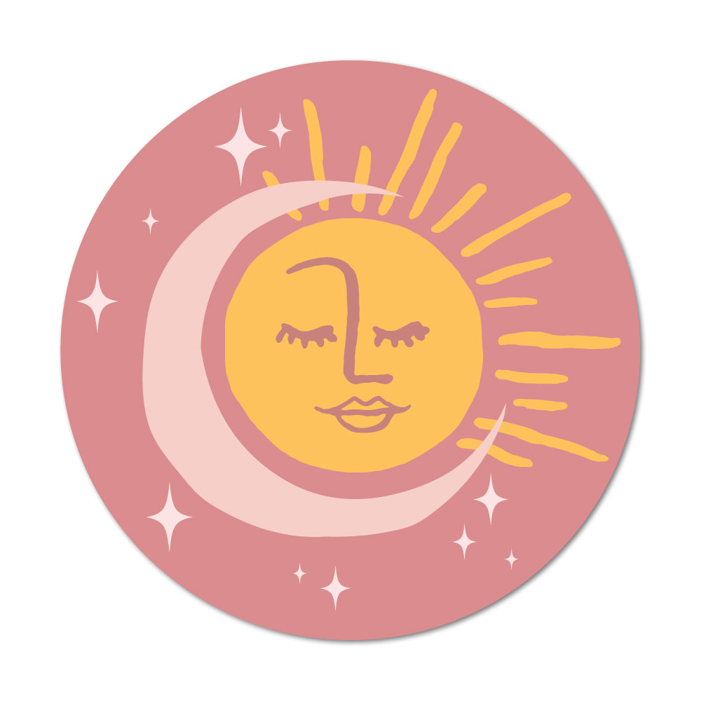 Sun Moon Star Sticker
