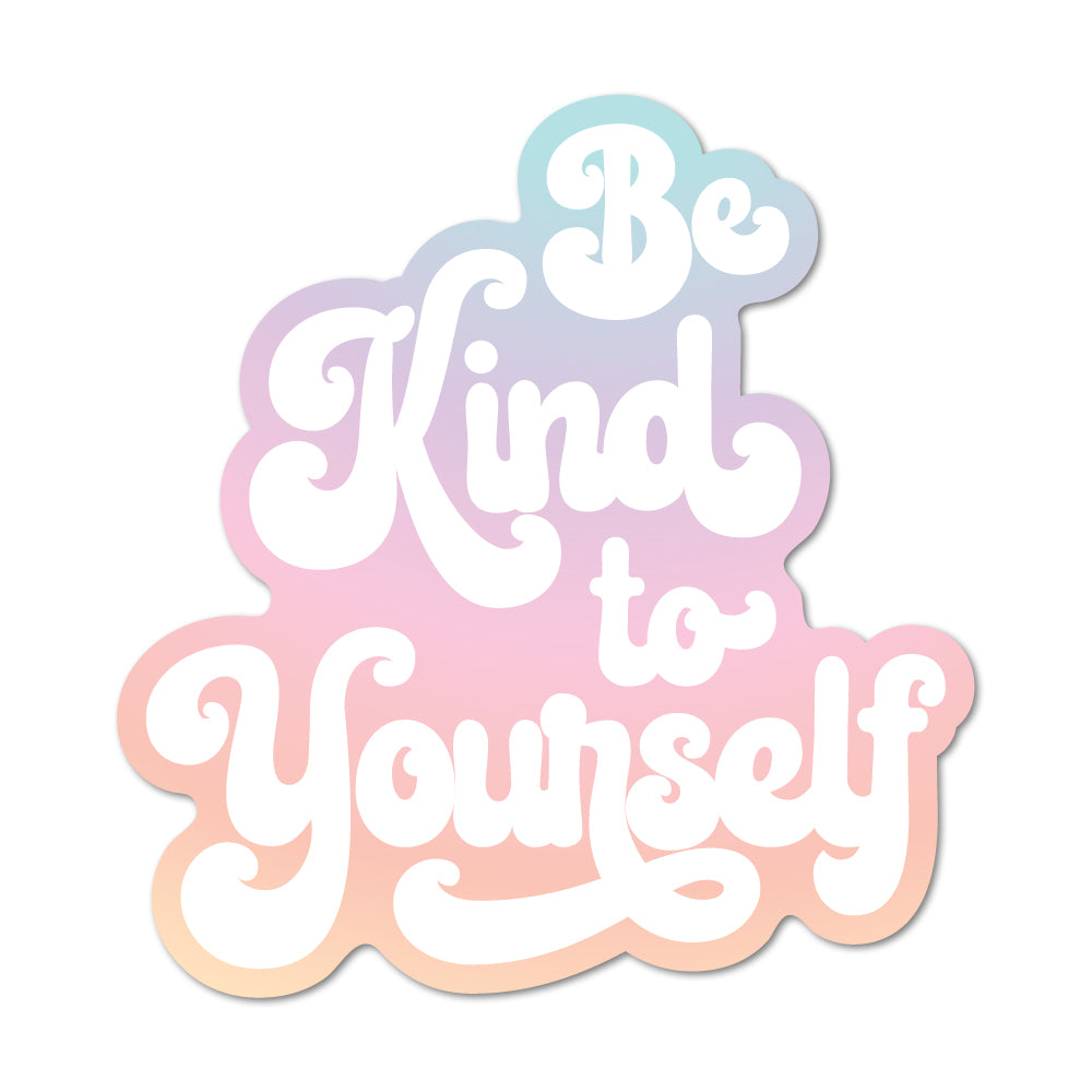 Pastel Be Kind To Yourself Sticker - shopartivo