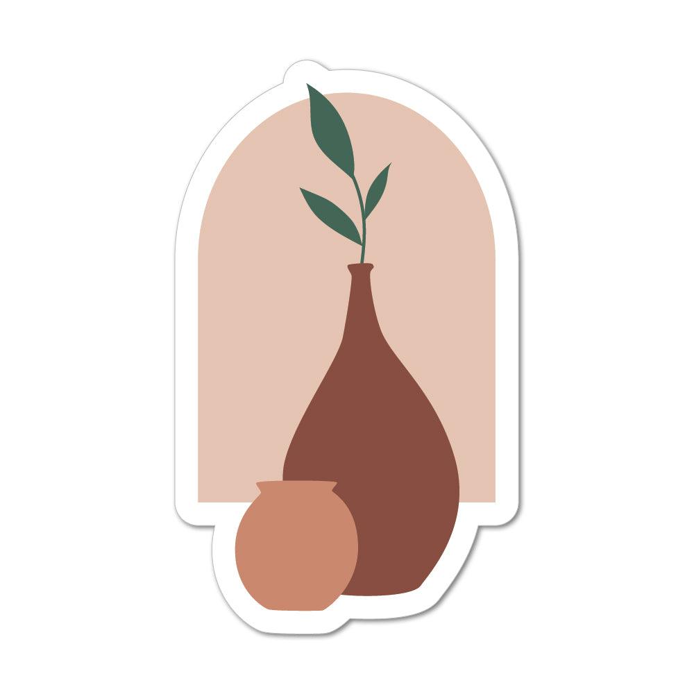 Boho Plant Vase Sticker - shopartivo
