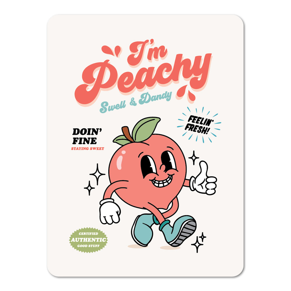 I'm Peachy Sticker - shopartivo