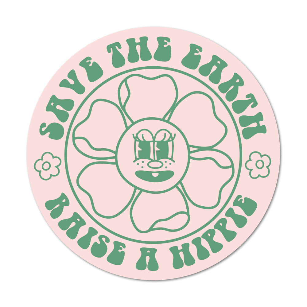 Hippie Flower Sticker - shopartivo