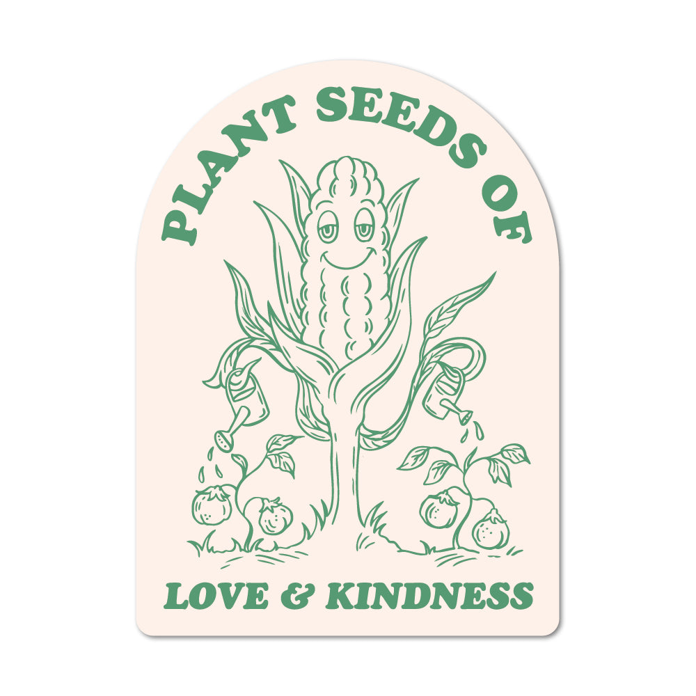 Plant Seed of Love Kindness Sticker