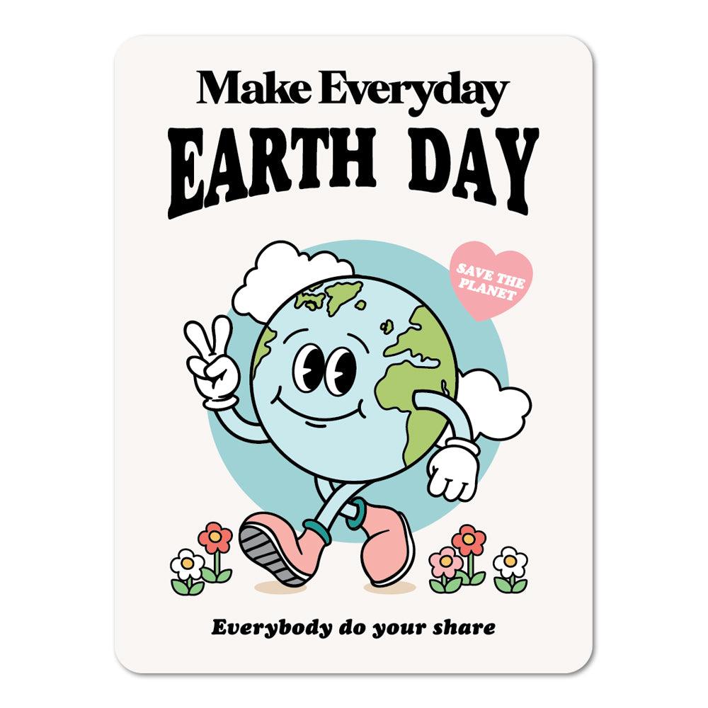 Earth Day Sticker, Cute Sticker - shopartivo