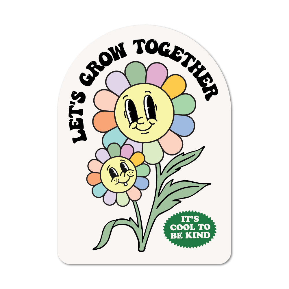 Let's Grow Together Sticker - shopartivo