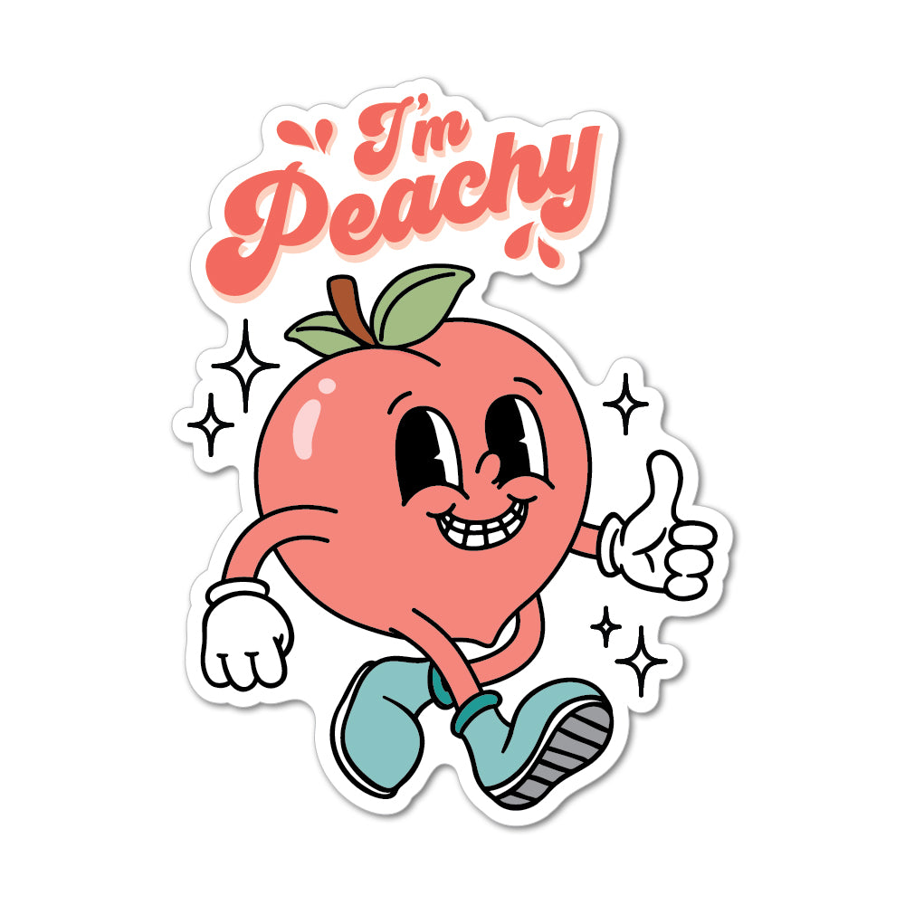 I'm Peachy Sticker - shopartivo