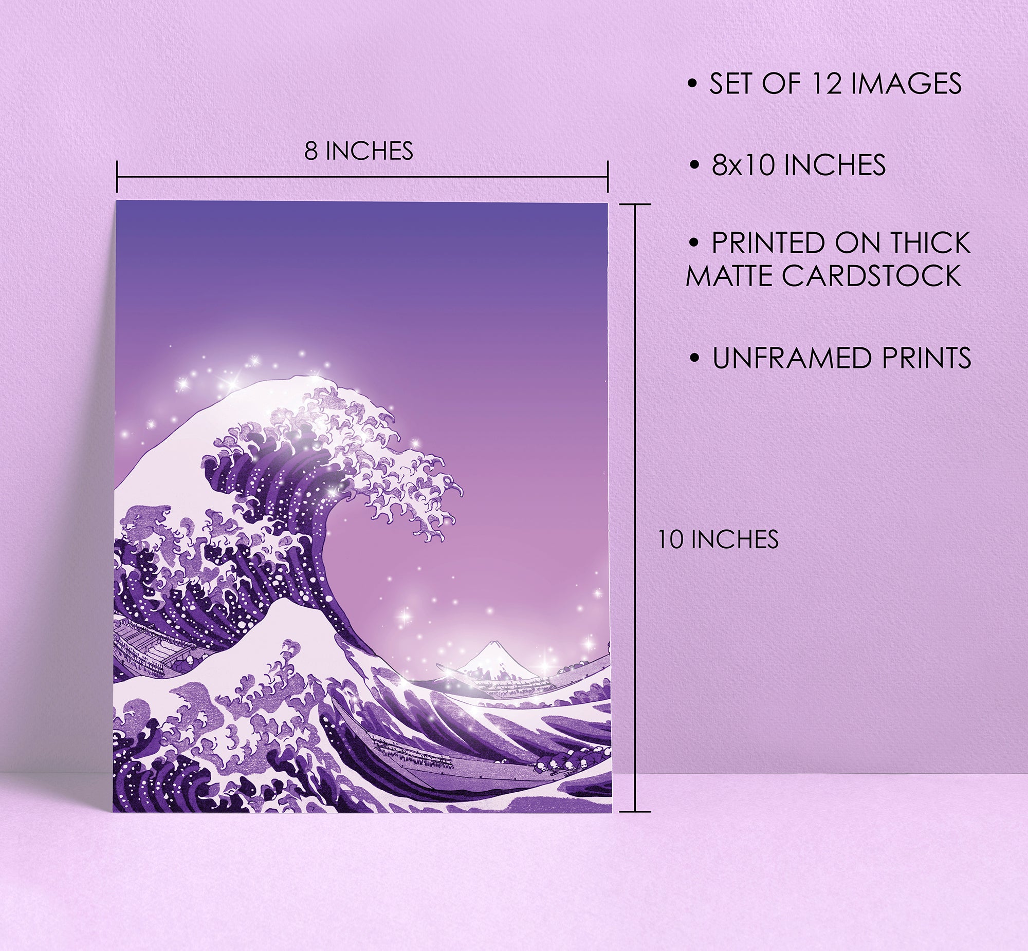 Purple Posters 12 Set