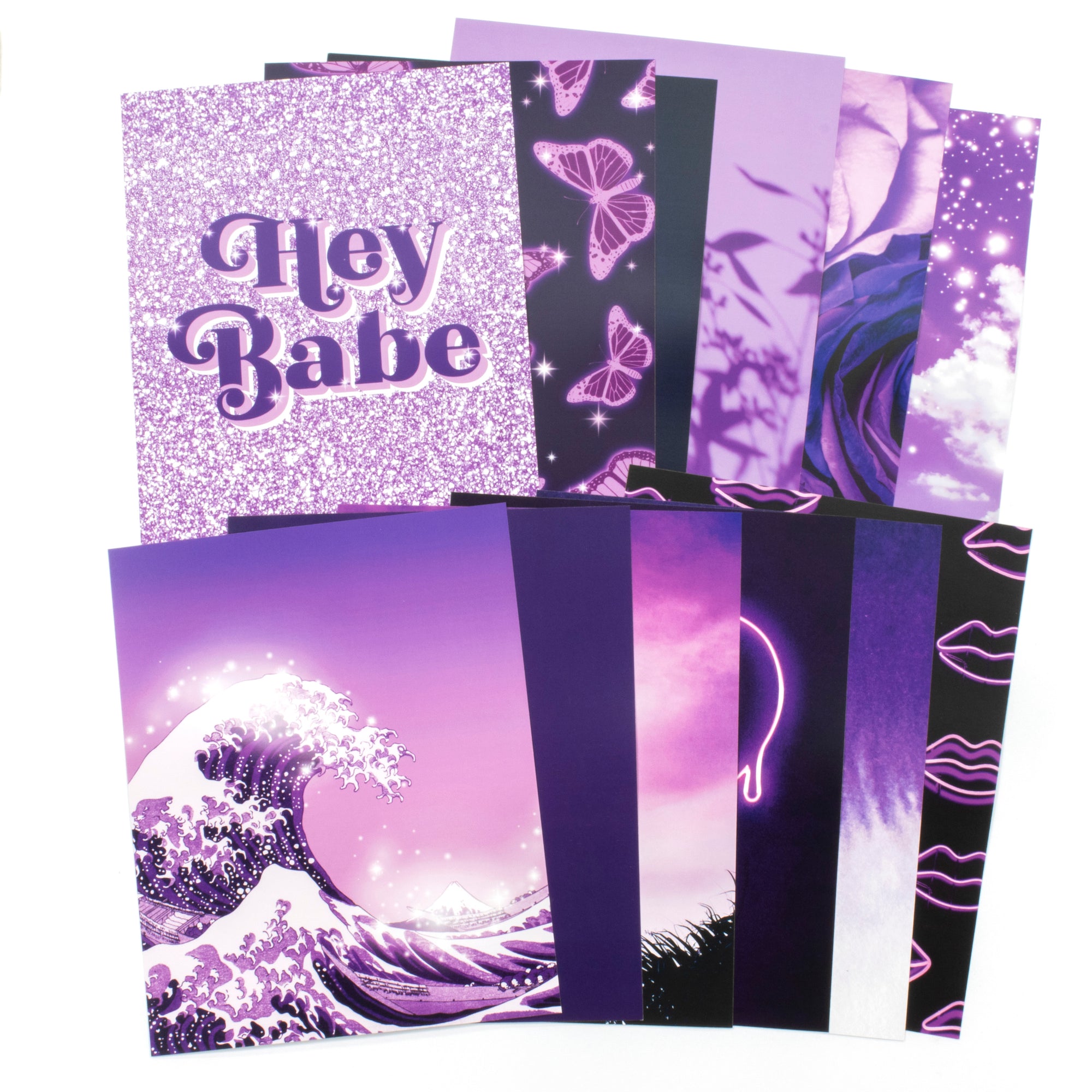 Purple Posters 12 Set