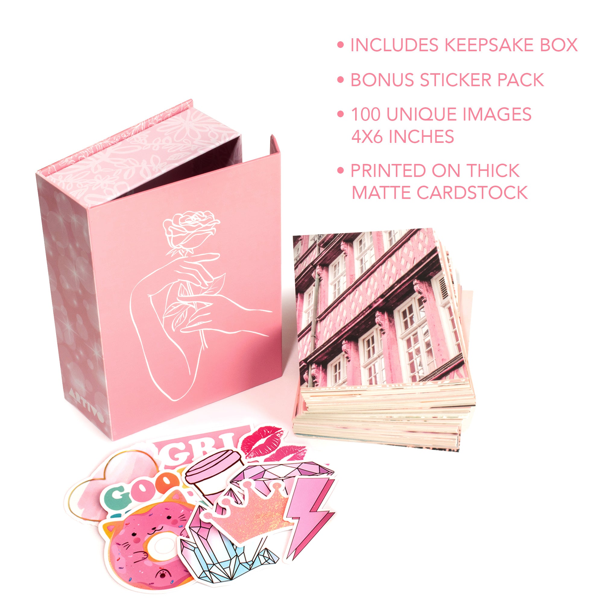 Pink Wall Collage - 100 Box Set - shopartivo