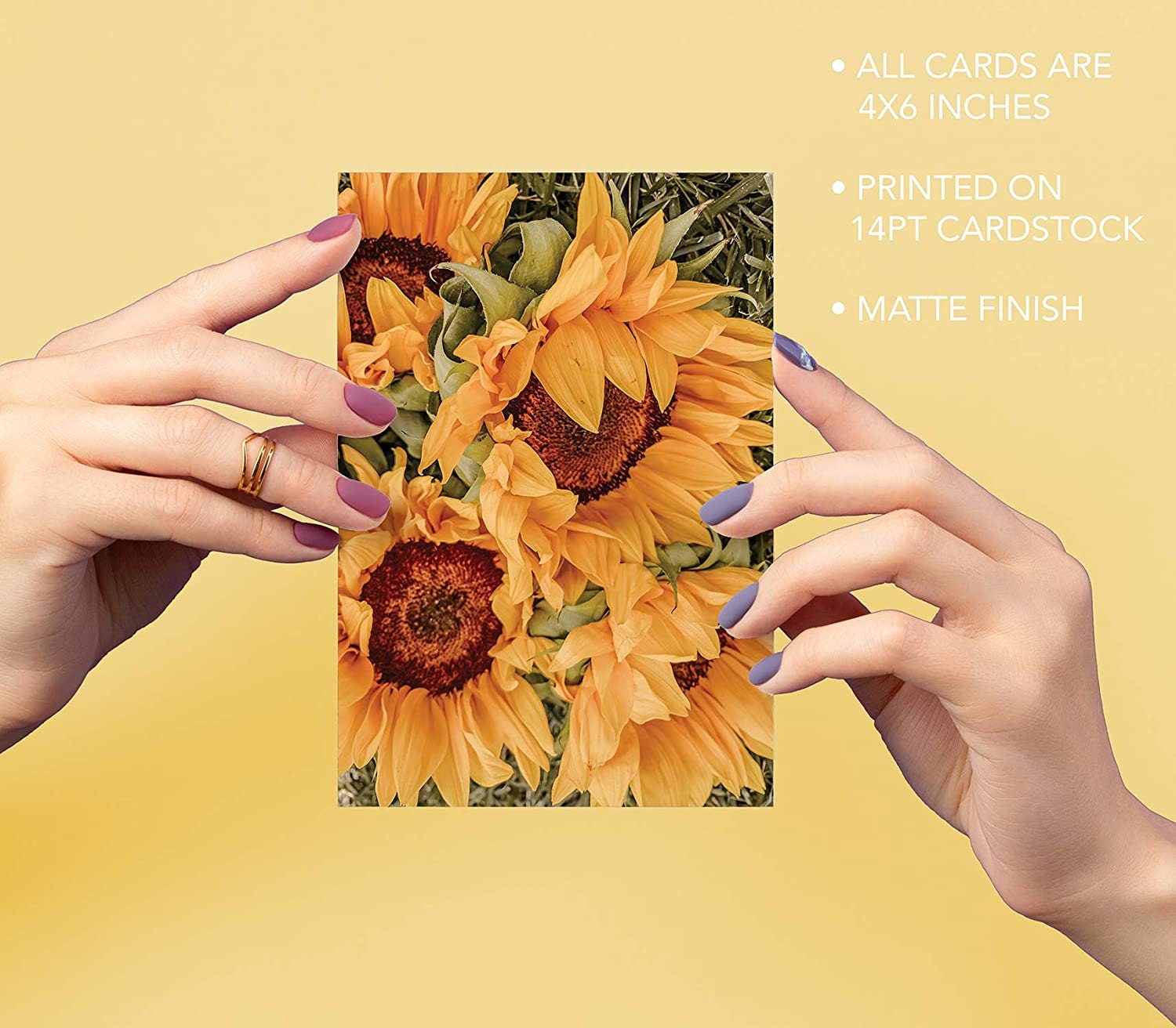 Peach Yellow Wall Collage - 100 Card Set - shopartivo