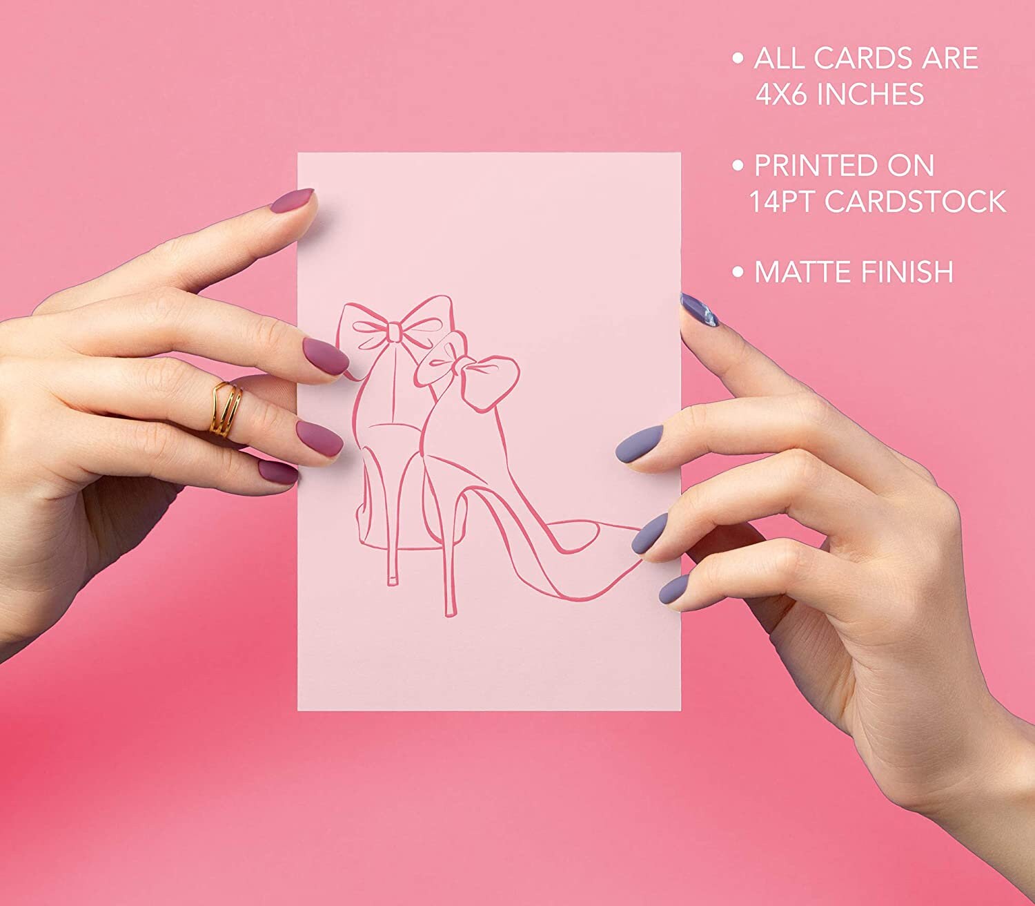 Pink Wall Collage - 50 Card Set