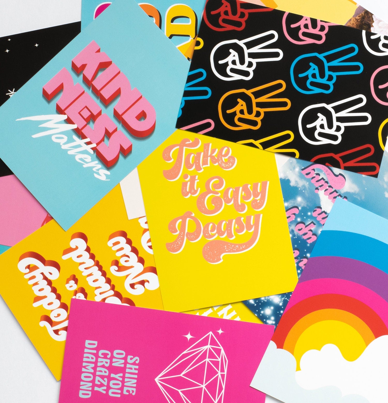 Indie Wall Collage Kit - 100 Card Set - shopartivo
