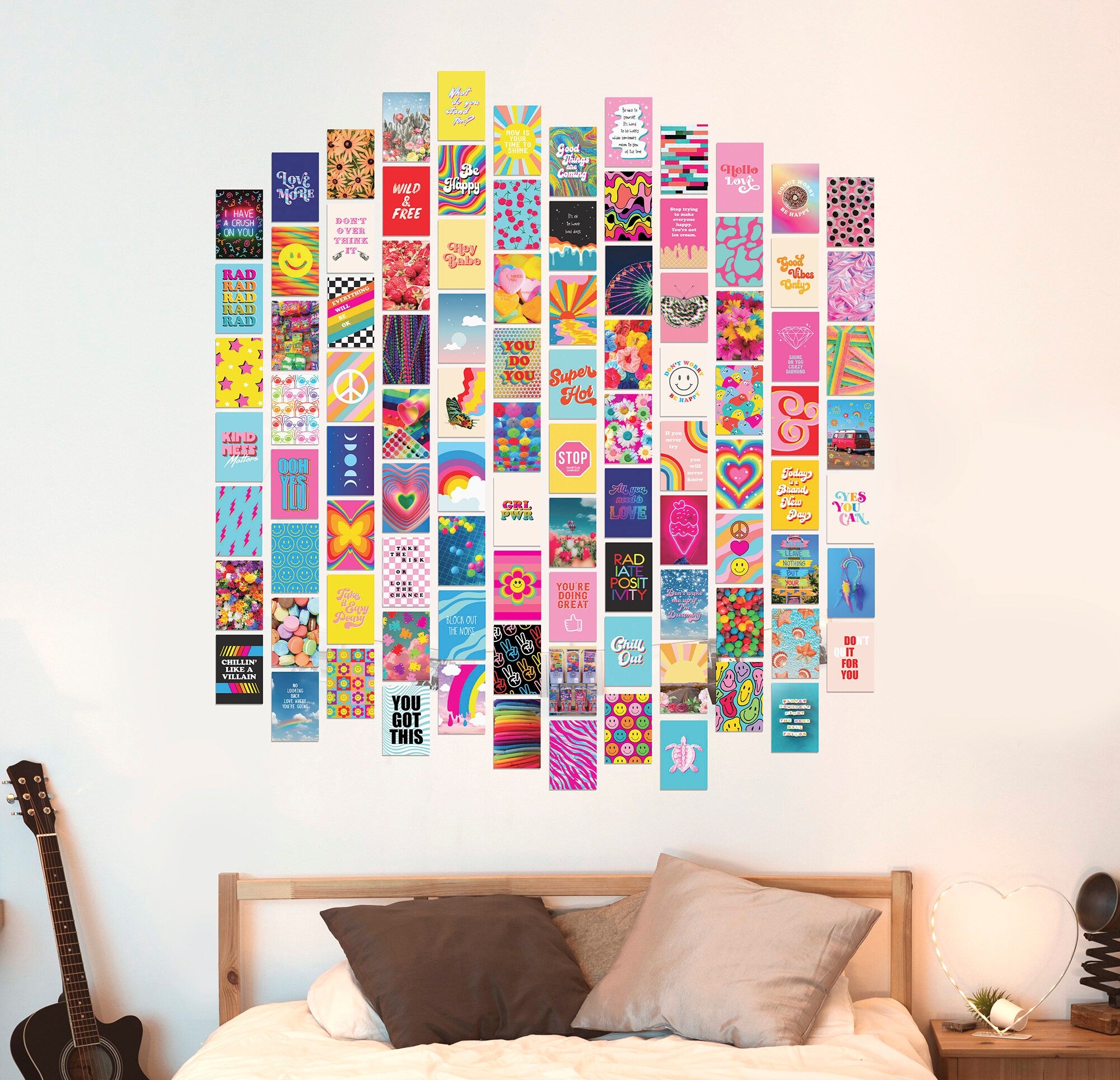 Indie Wall Collage Kit - 100 Card Set - shopartivo