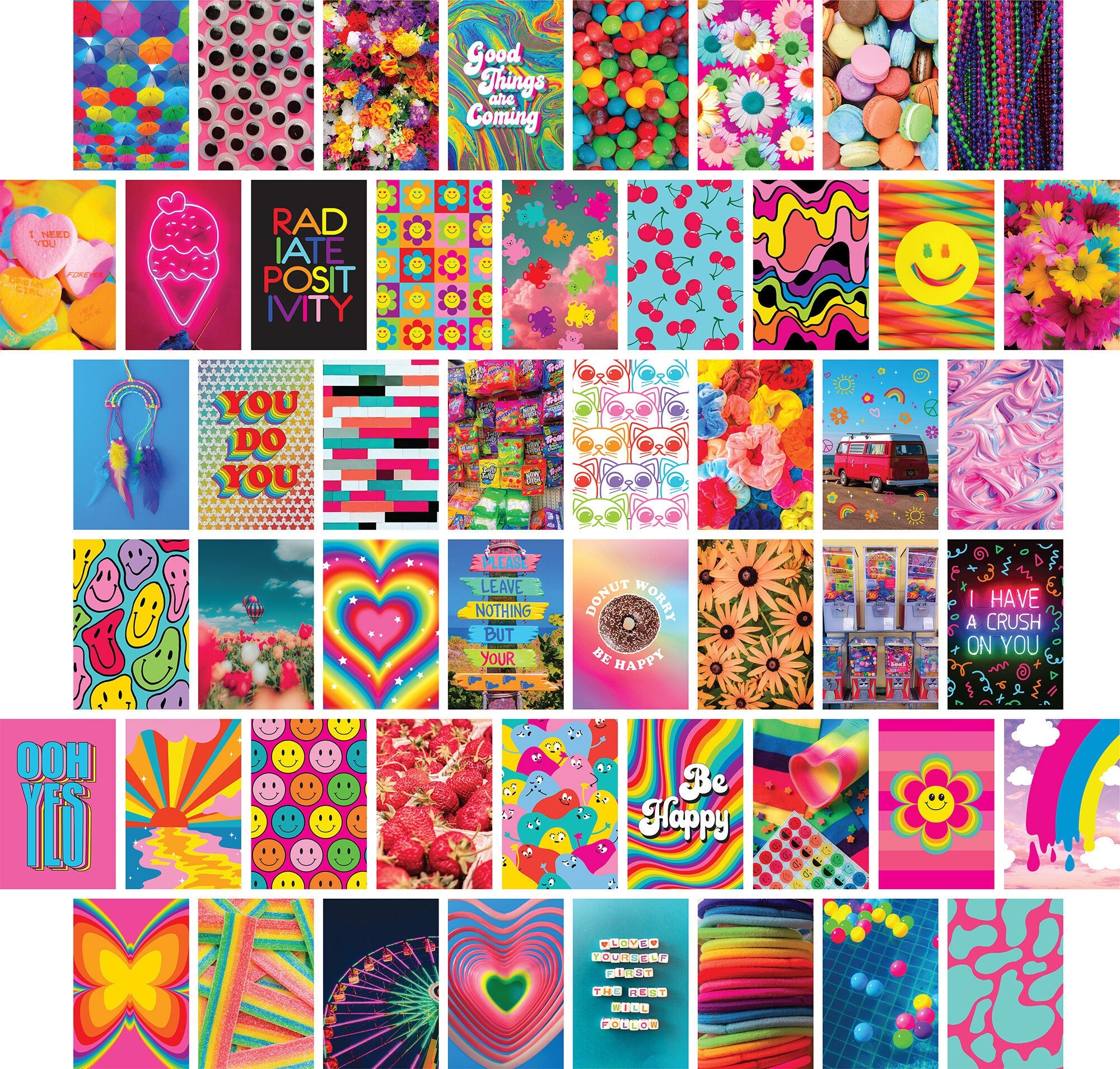 Indie Wall Collage 50 Set - shopartivo