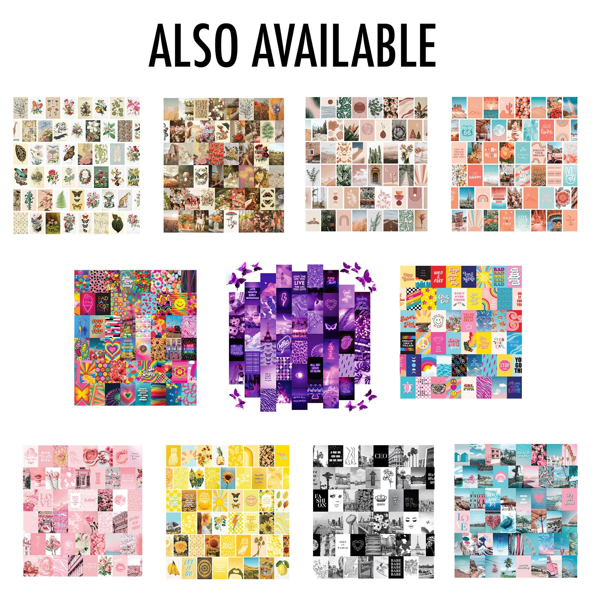 Indie Wall Collage 50 Set - shopartivo