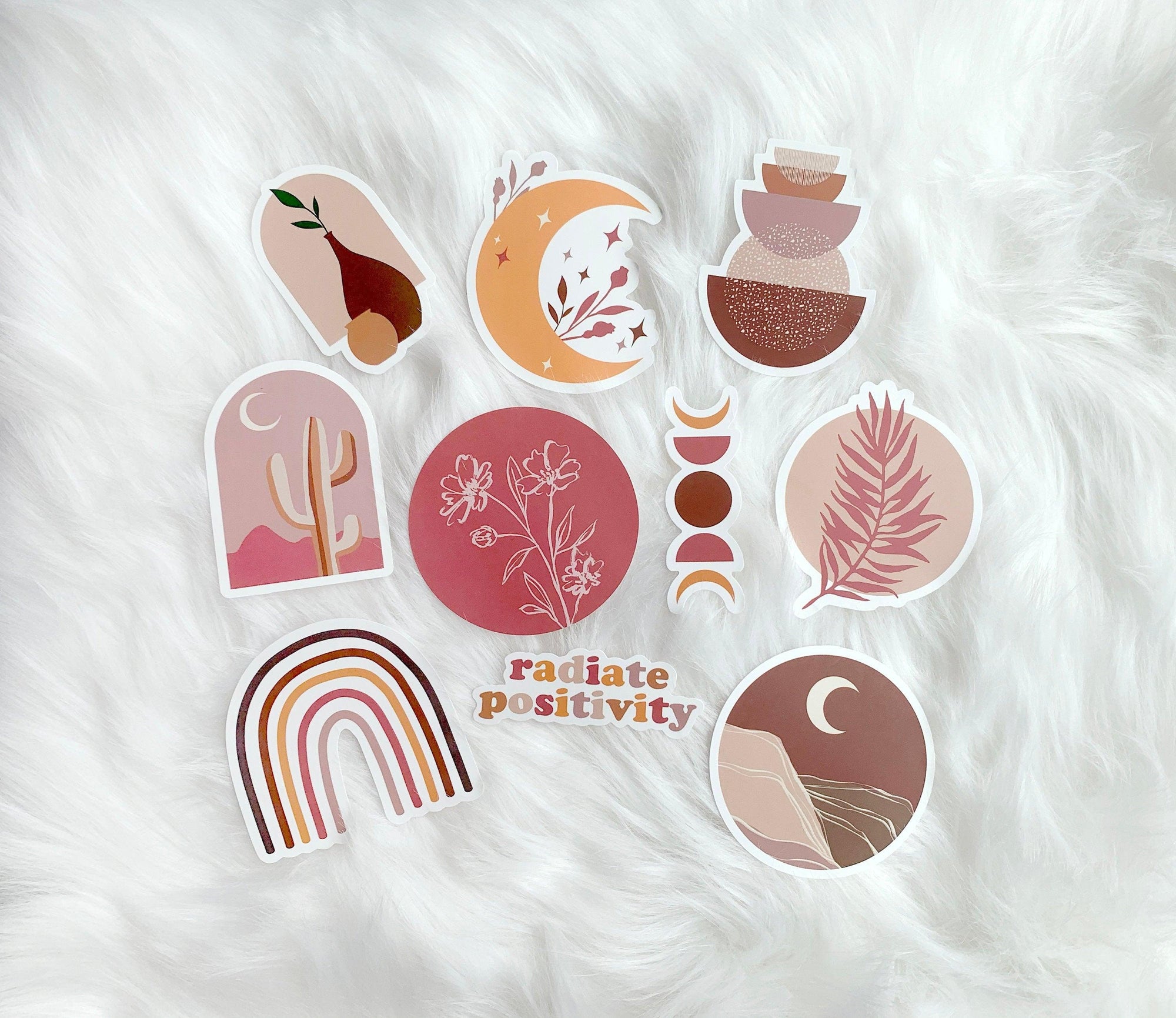 Boho Stickers 10 Pack - shopartivo