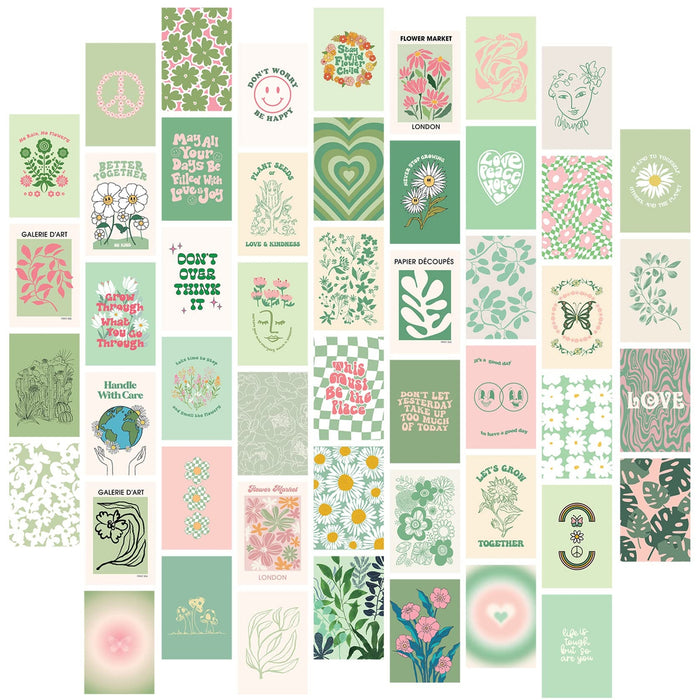 Green Wall Collage 50 Set - shopartivo