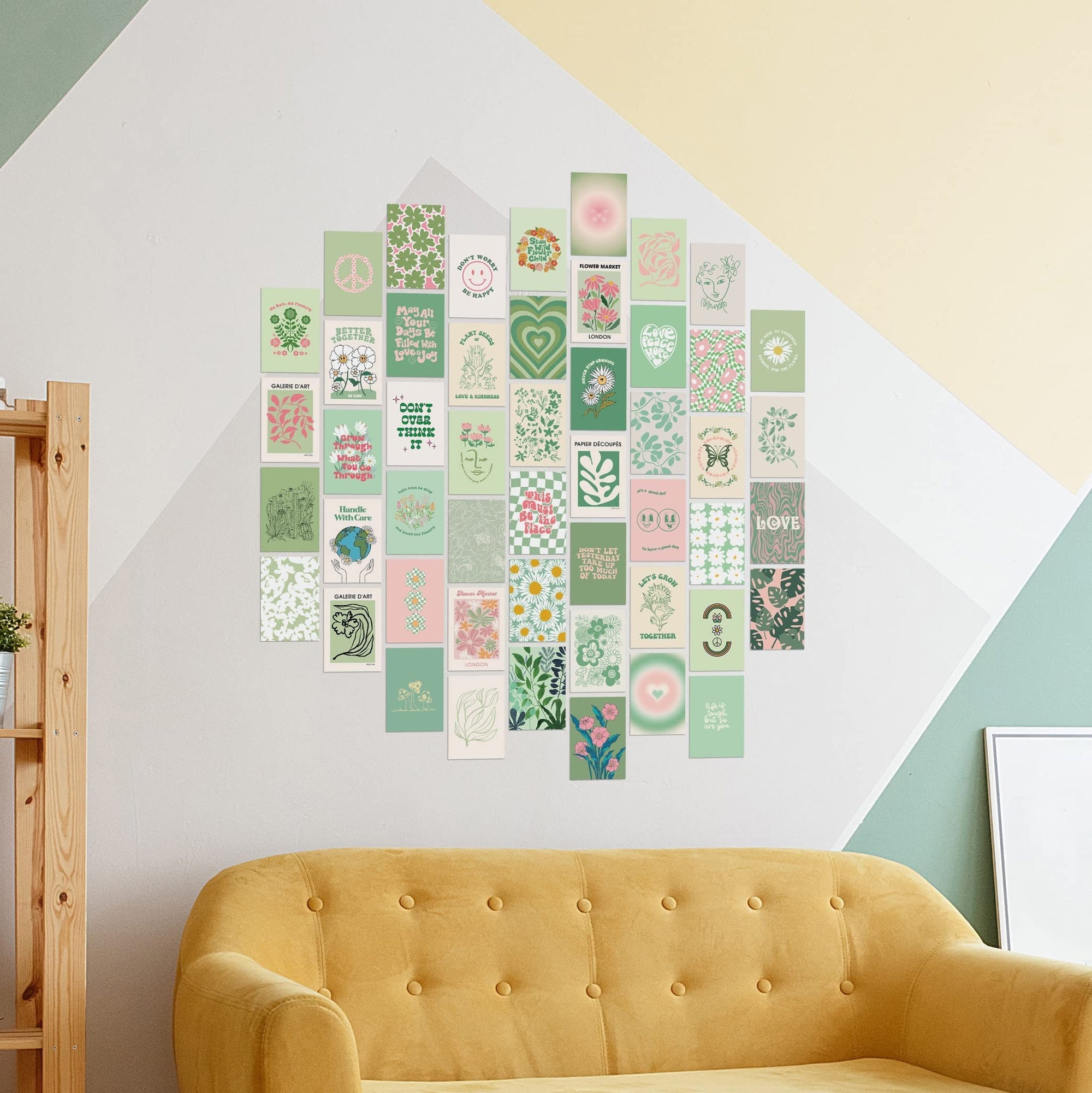 Green Wall Collage 50 Set - shopartivo