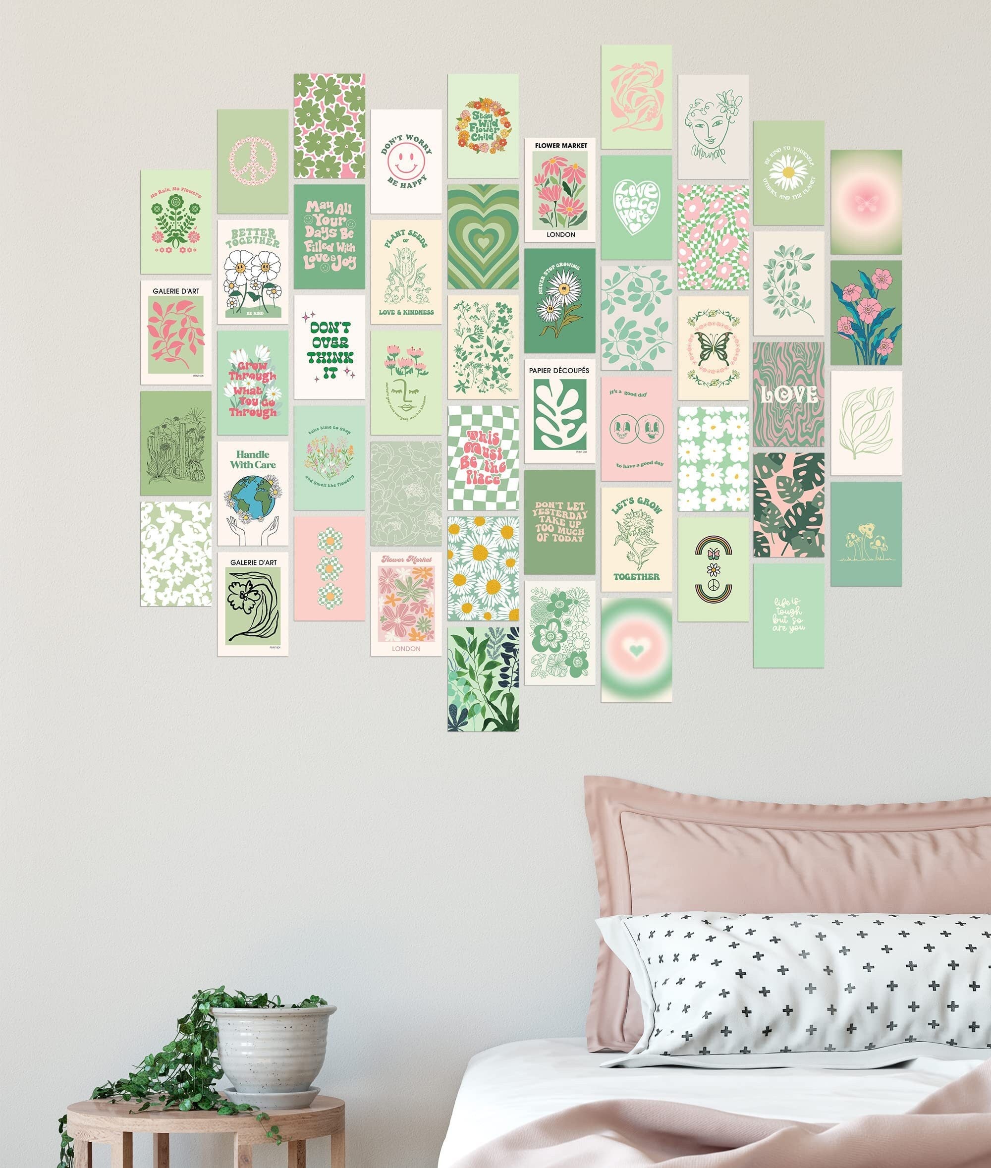 Green Wall Collage 50 Set - shopartivo