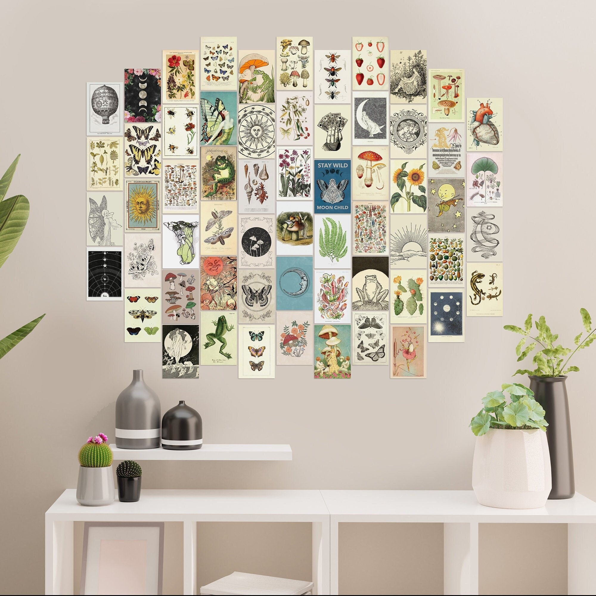 Vintage Wall Collage - 60 Box Set