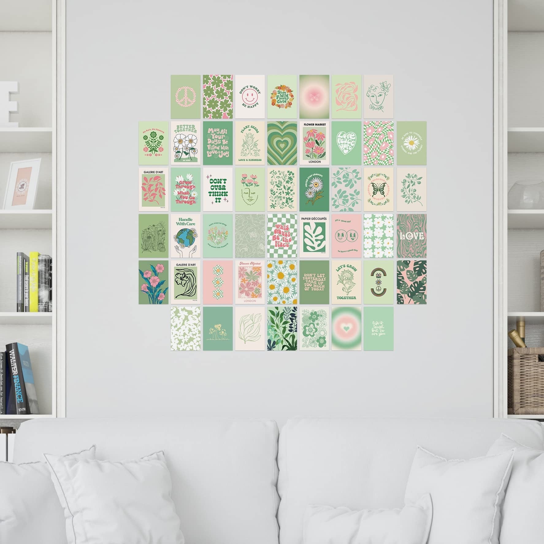Green Wall Collage 50 Set - shopartivo