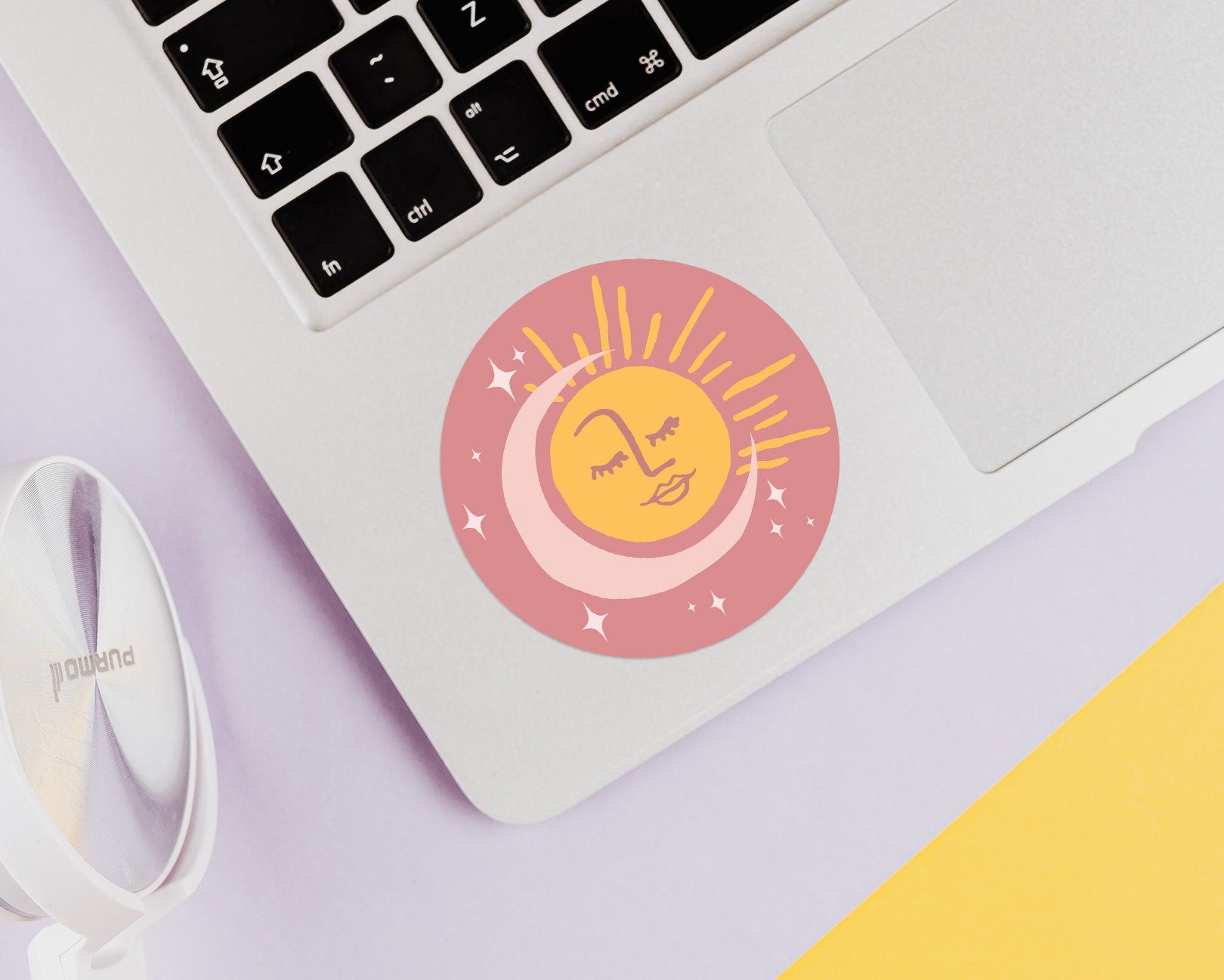 Sun Moon Star Sticker