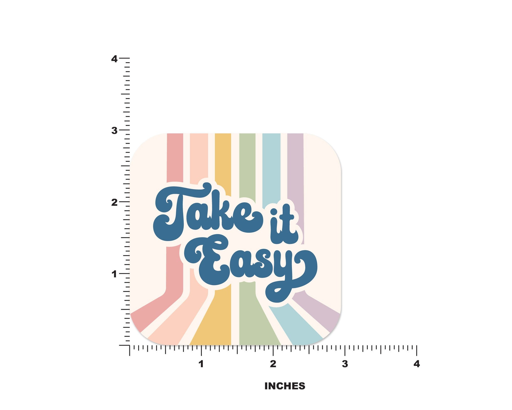 Take It Easy Sticker