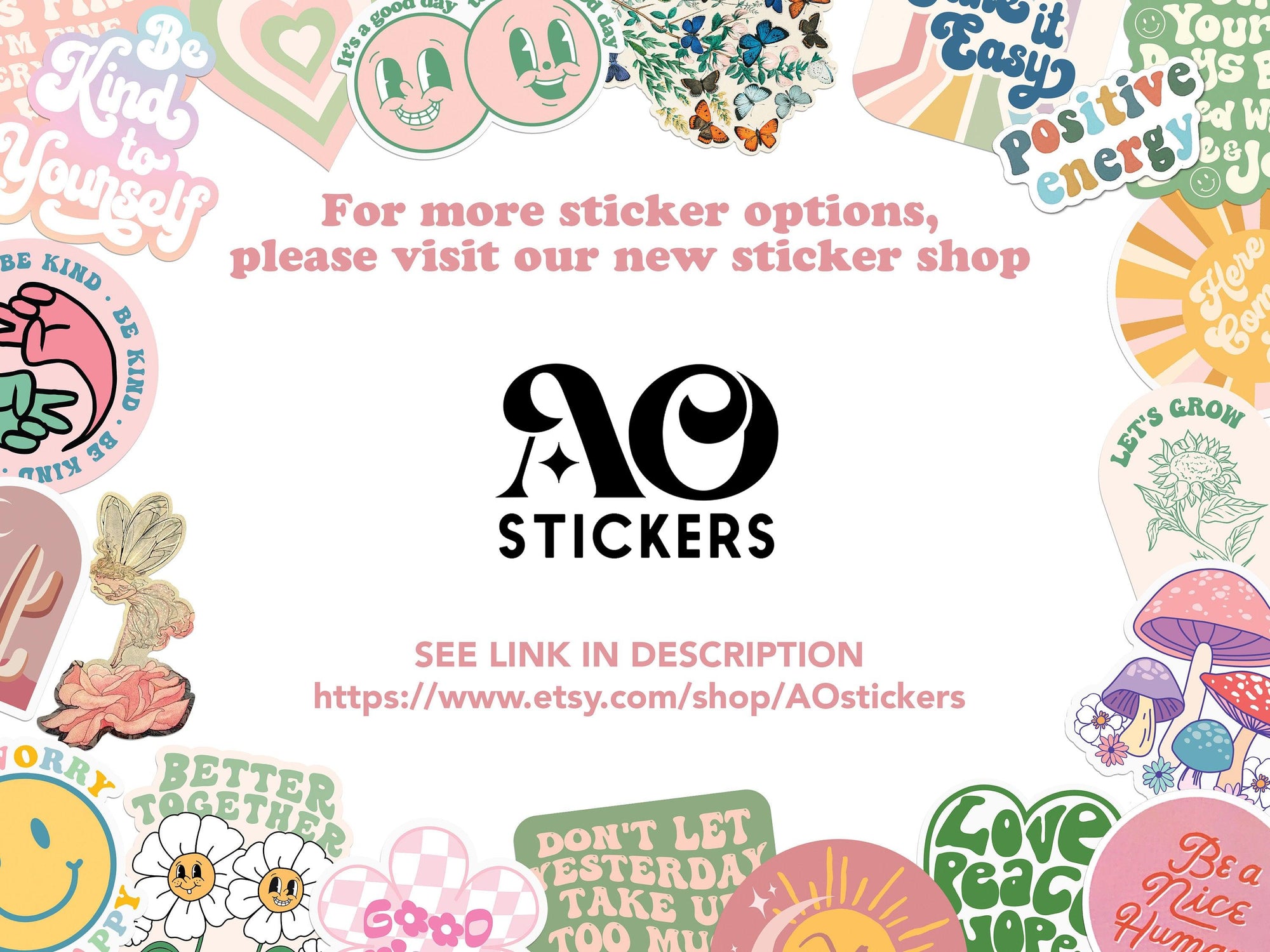 Boho Stickers 10 Pack - shopartivo