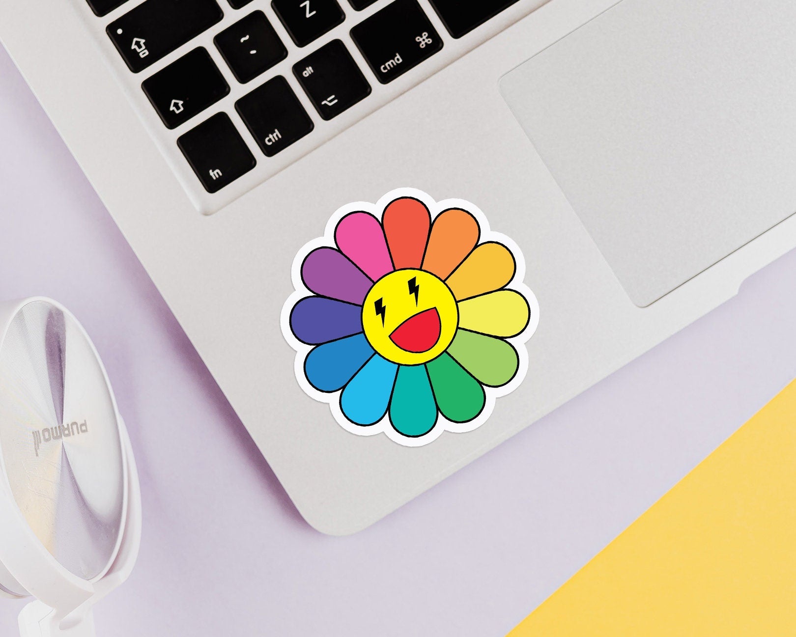 Rainbow Flower Sticker