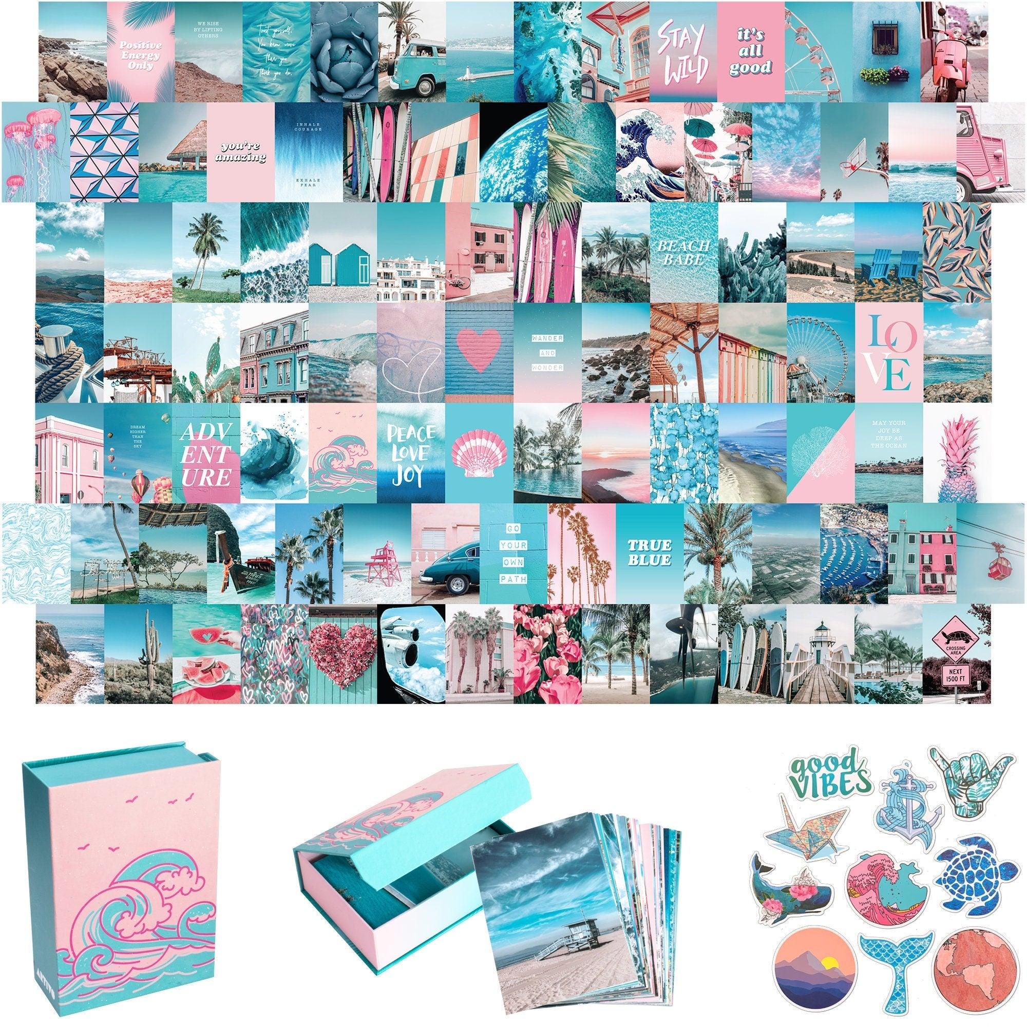 Blue Wall Collage 100 Set - shopartivo