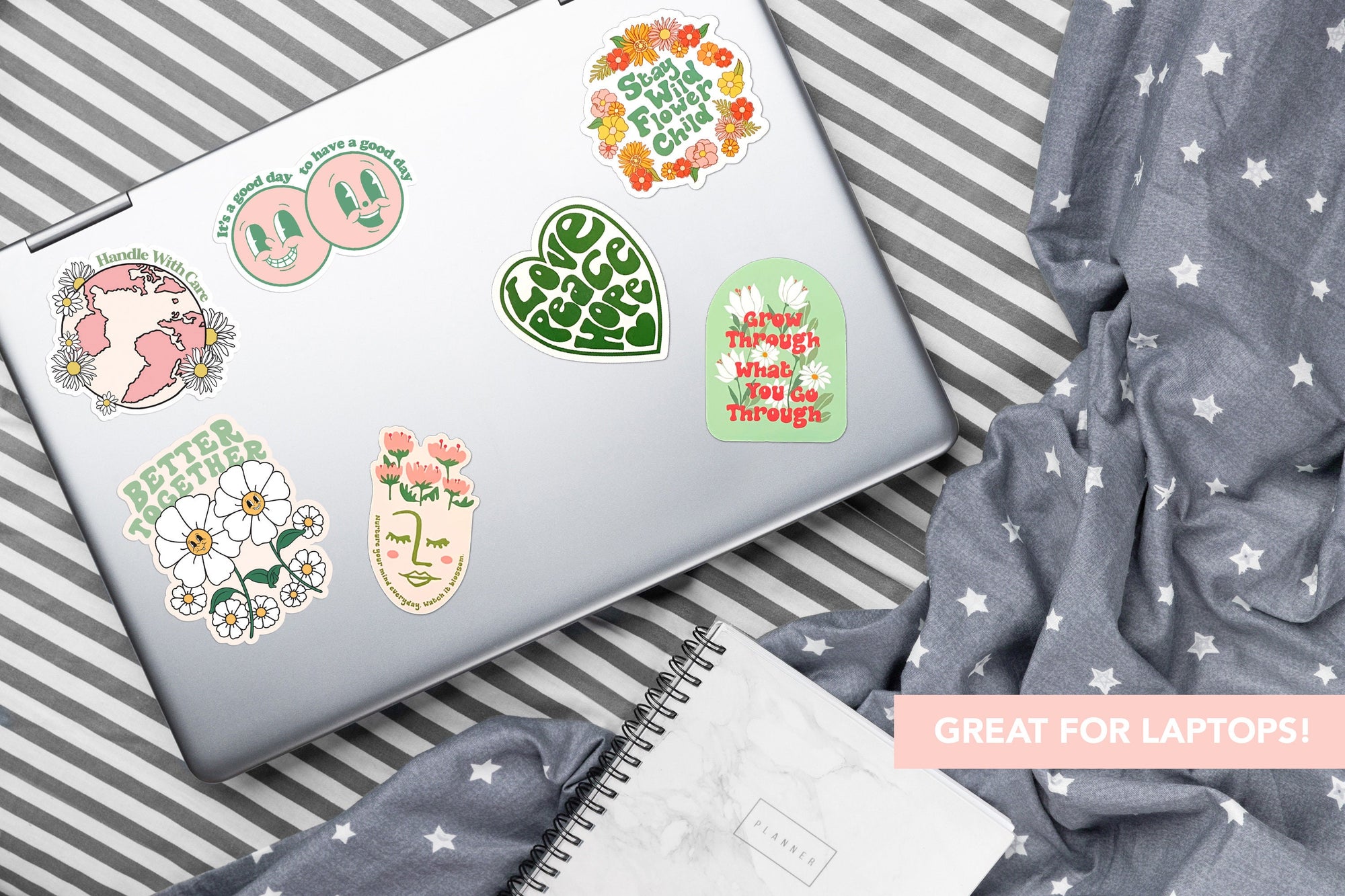 Pink Earth Sticker - shopartivo