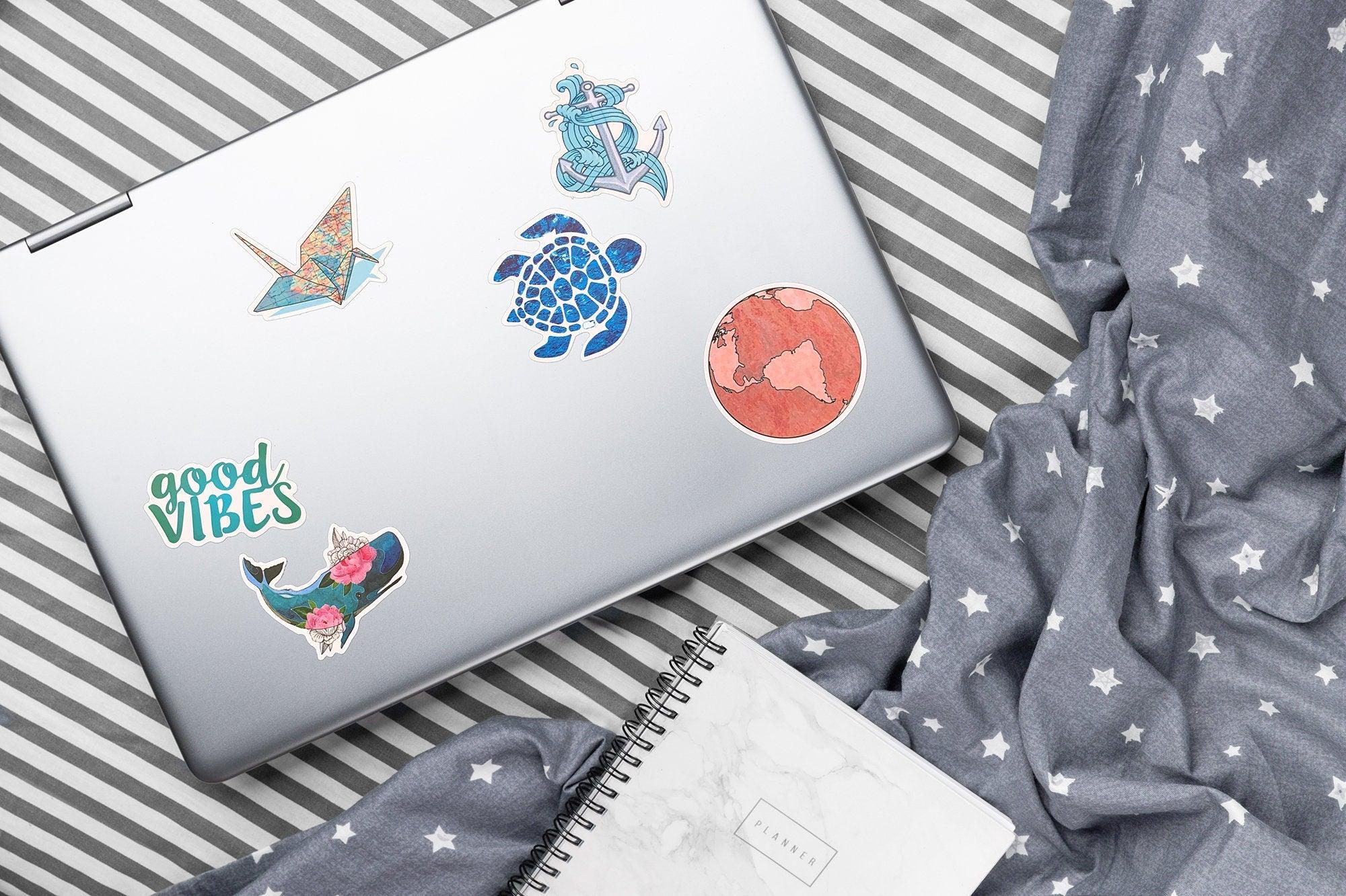 Blue Pink Stickers 10 Pack - shopartivo