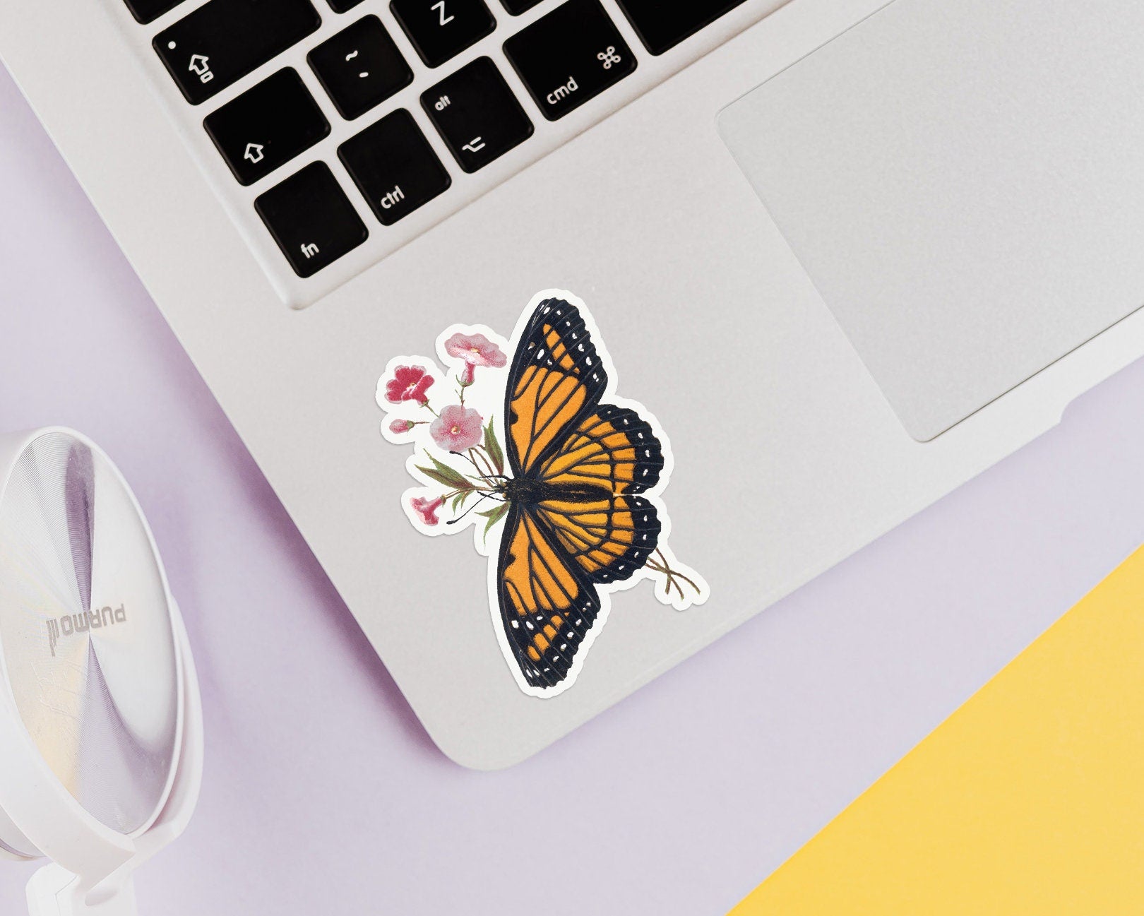 Vintage Butterfly Sticker