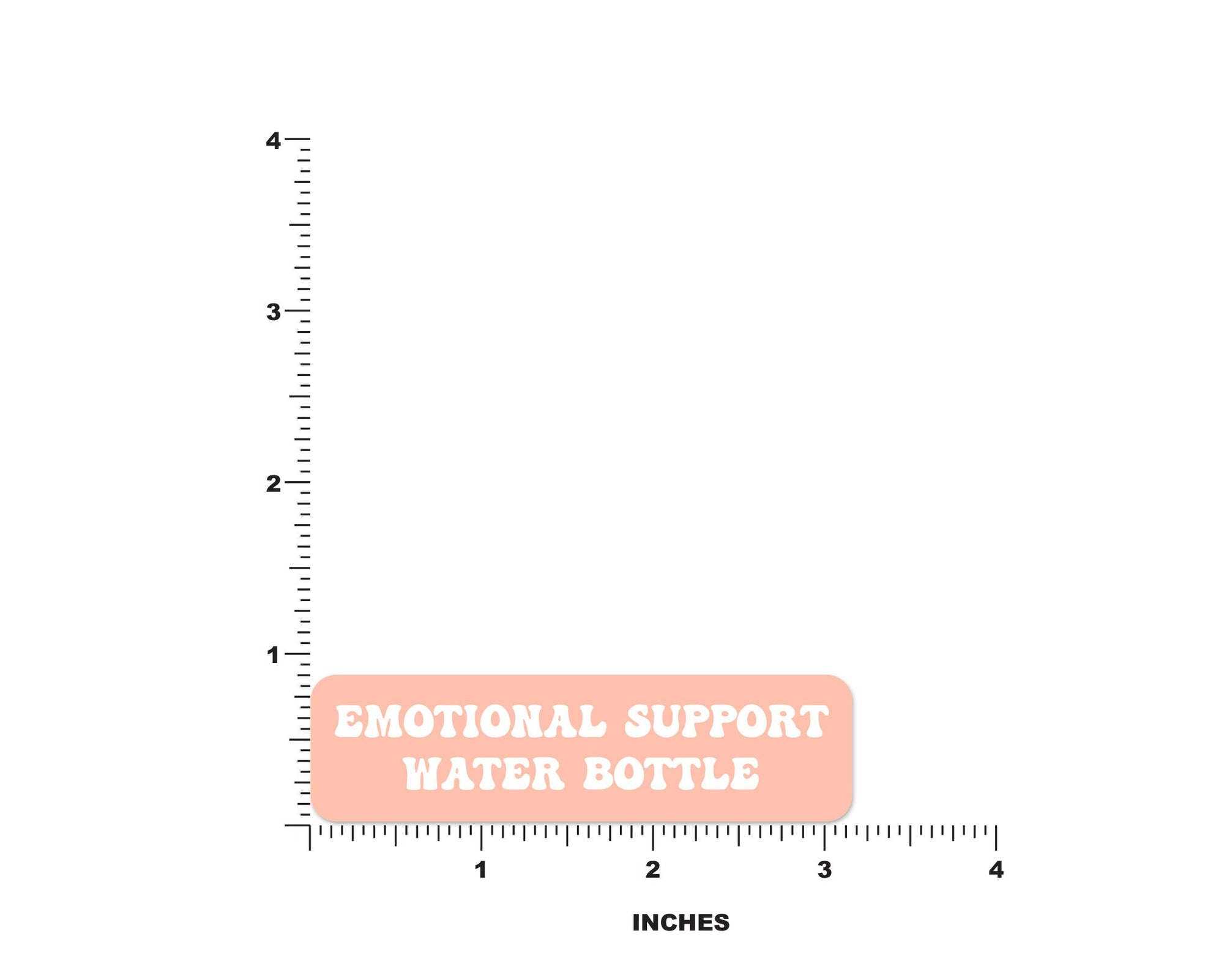 Emotional Support Water Bottle Sticker - shopartivo