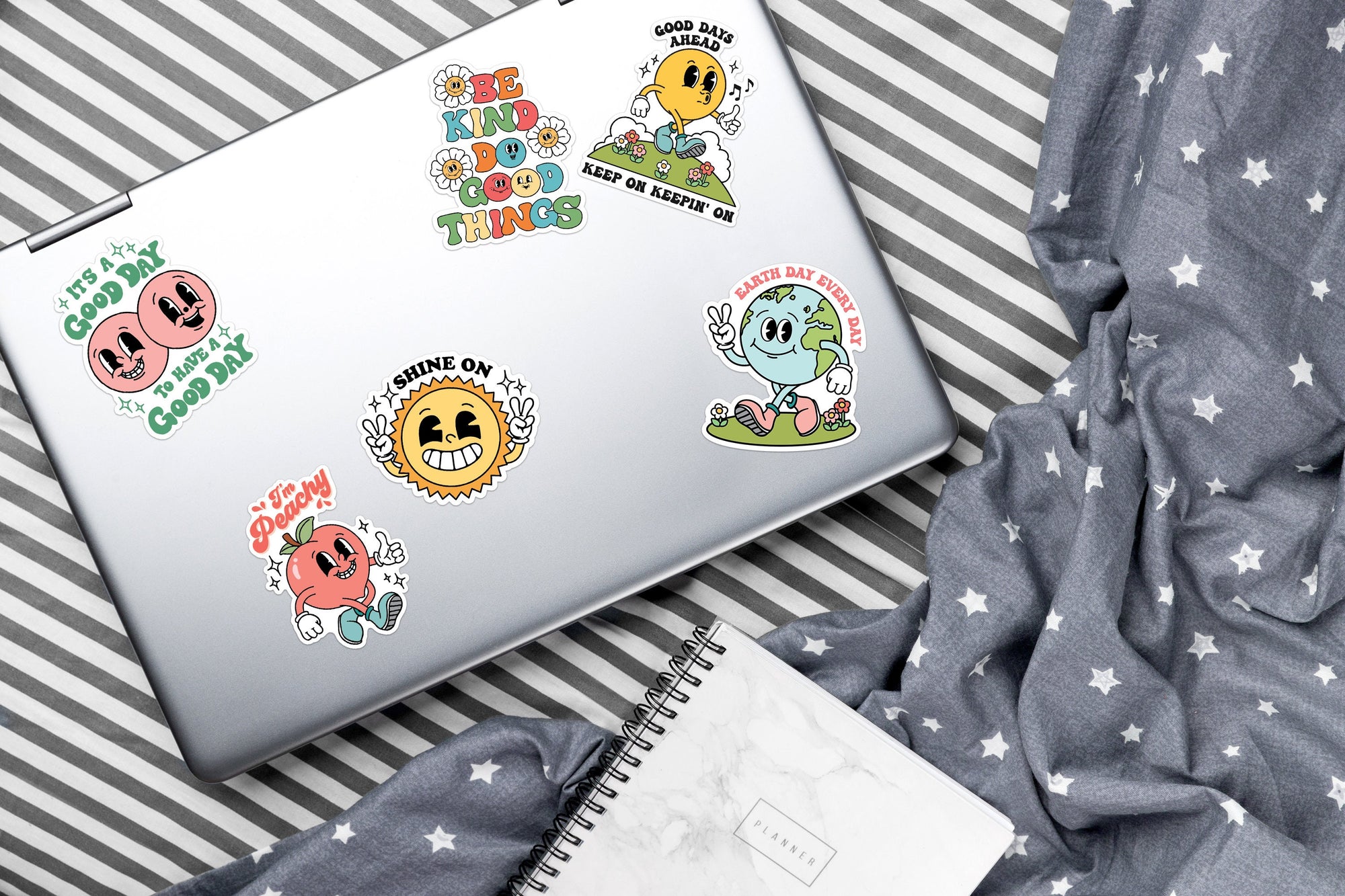 Retro Stickers 10 Pack
