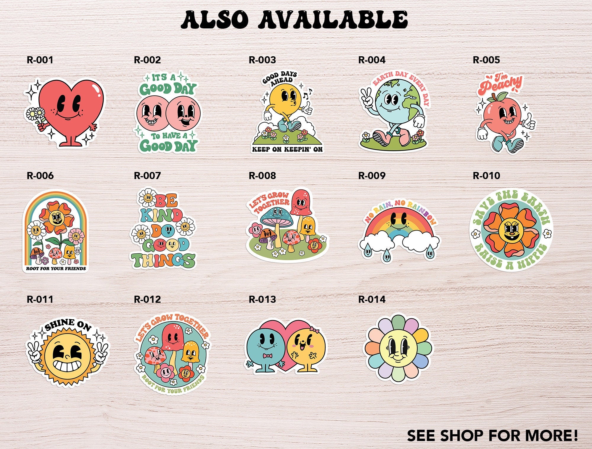 Happy Face Flower Sticker - shopartivo