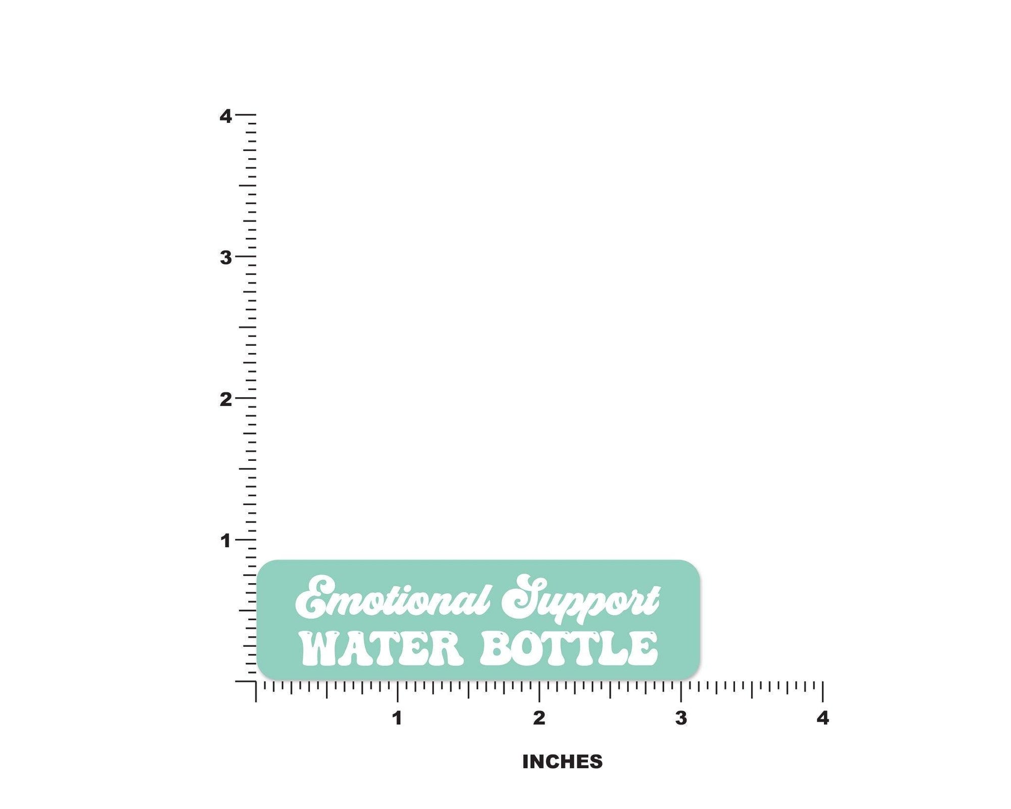 Emotional Support Water Bottle Sticker - shopartivo