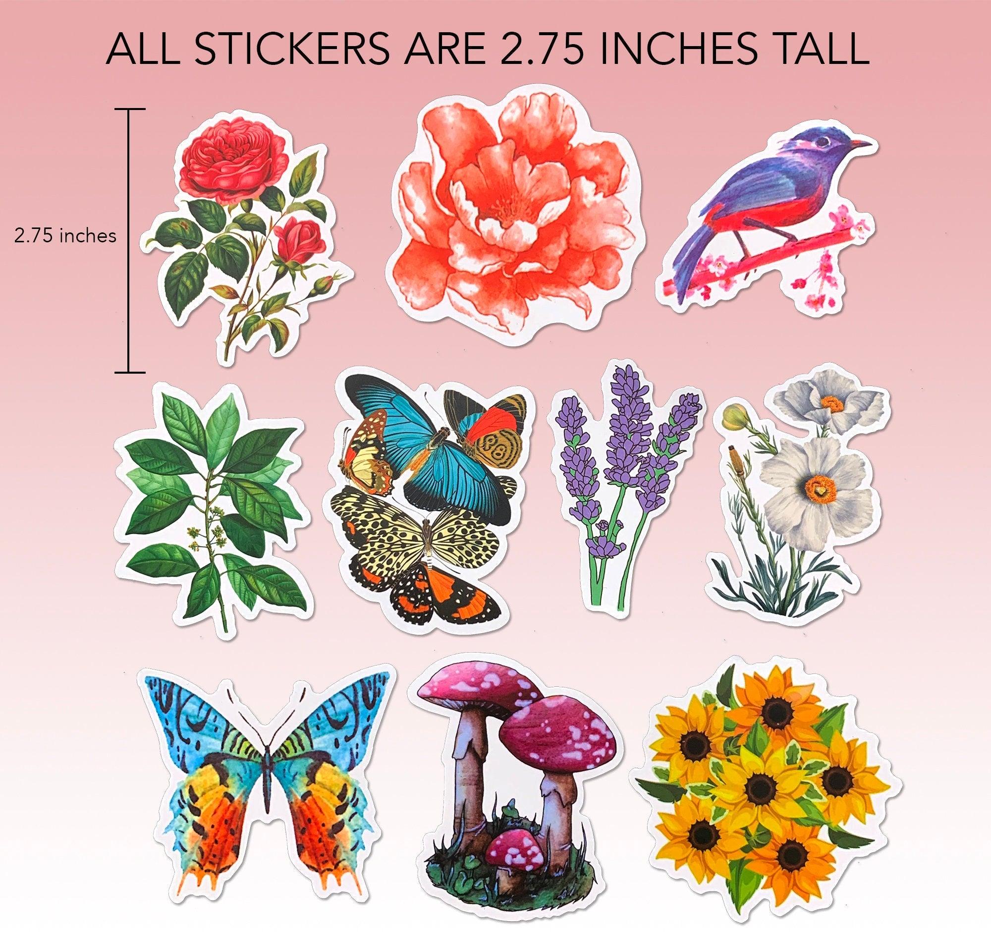 Botanical Stickers 10 Pack - shopartivo