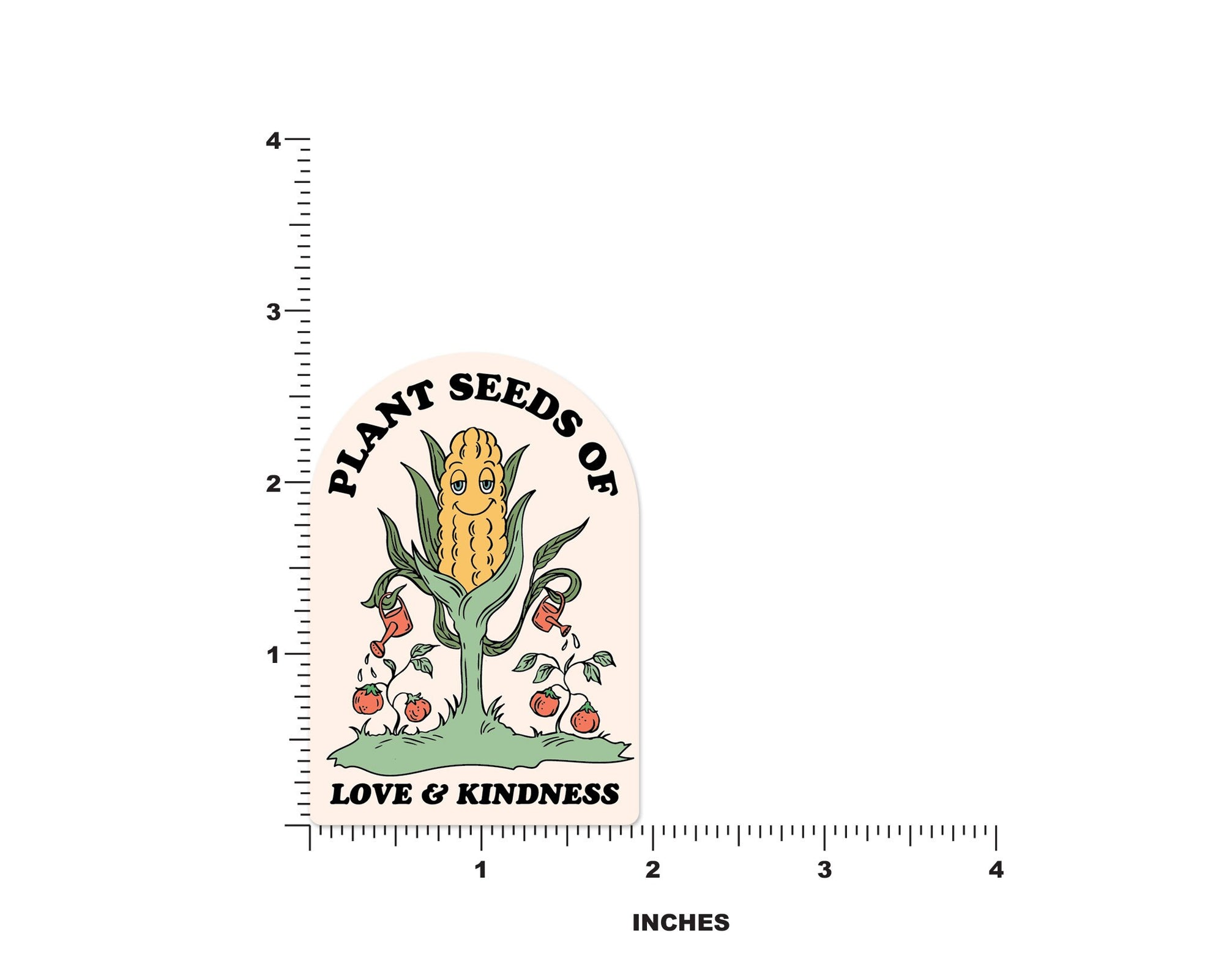 Plant Seed of Love Kindness Sticker