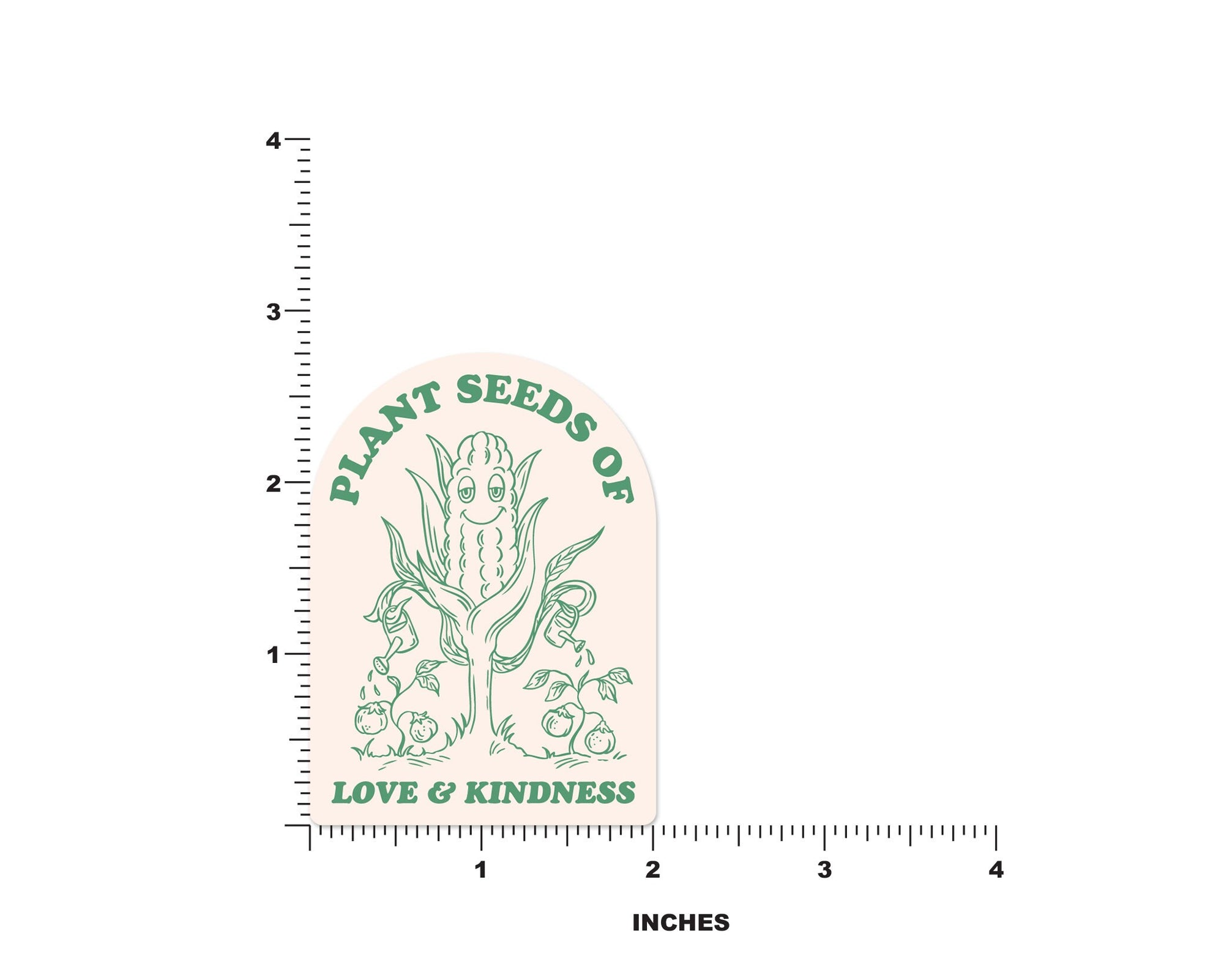 Plant Seed of Love Kindness Sticker