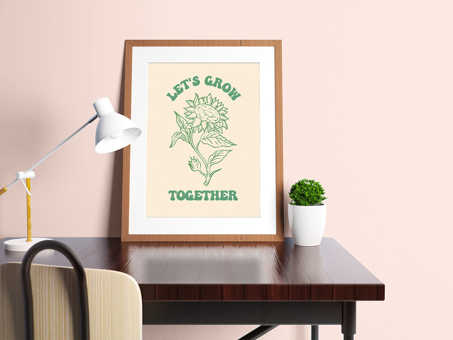 Let's Grow Together Poster - shopartivo