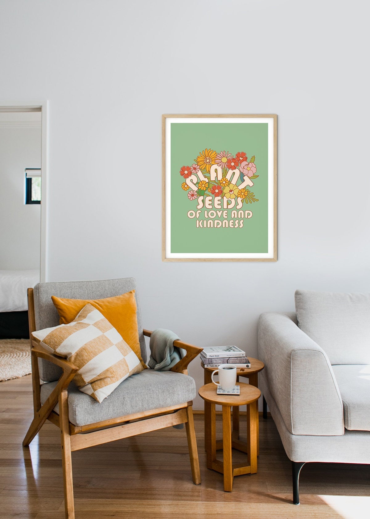 Plant Seeds of Love and Kindness Poster